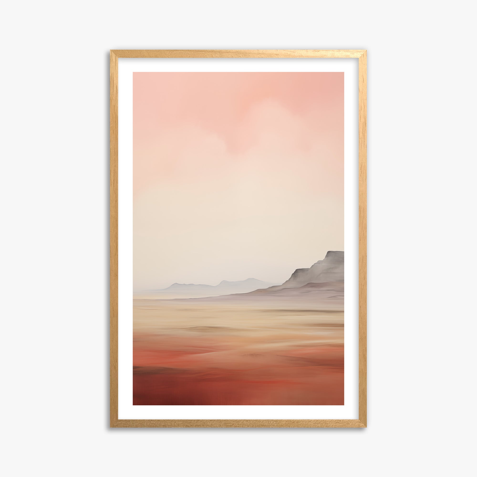 Mesa Dawn, 61x91cm Oak Framed Art Reproduction