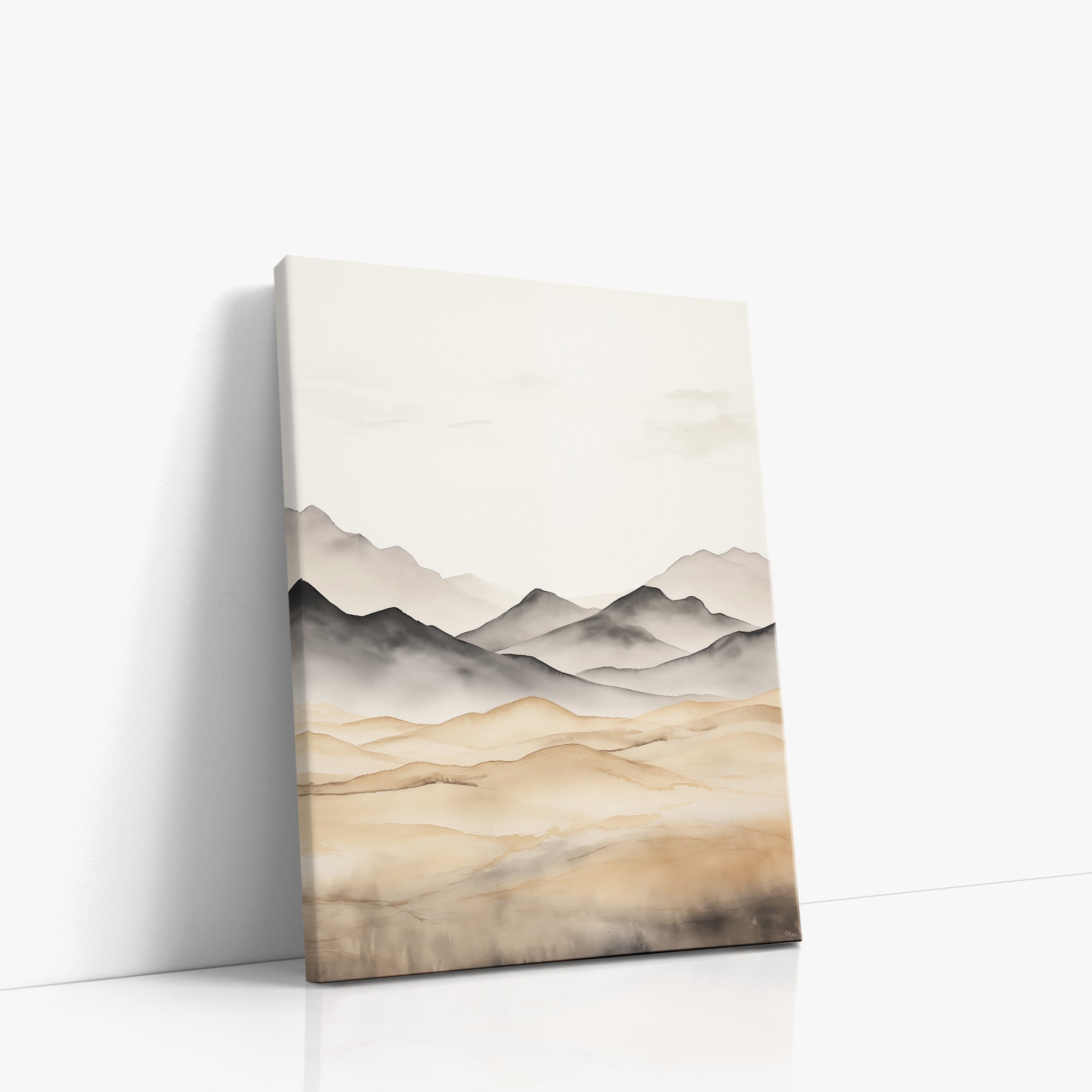 Sérénité des montagnes brumeuses
