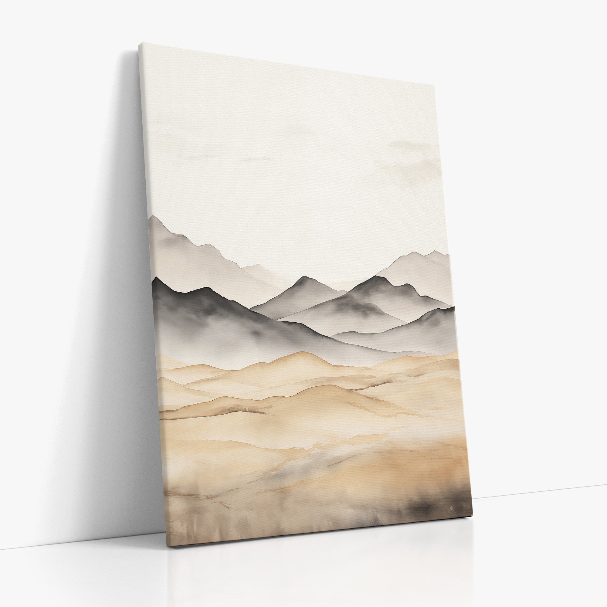 Sérénité des montagnes brumeuses