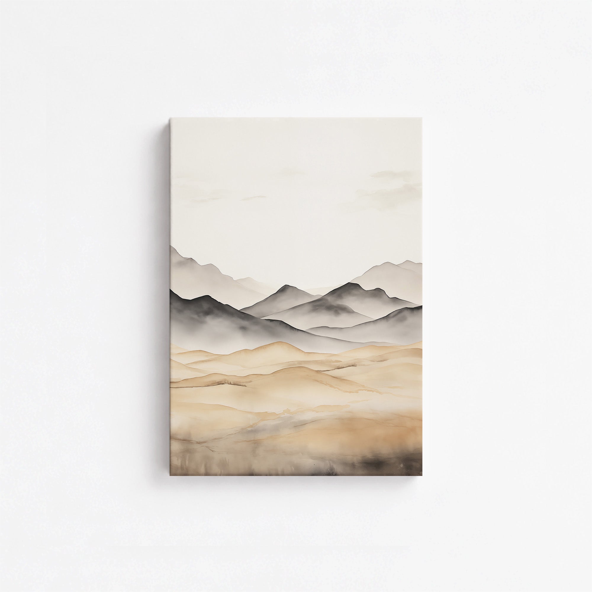 Sérénité des montagnes brumeuses