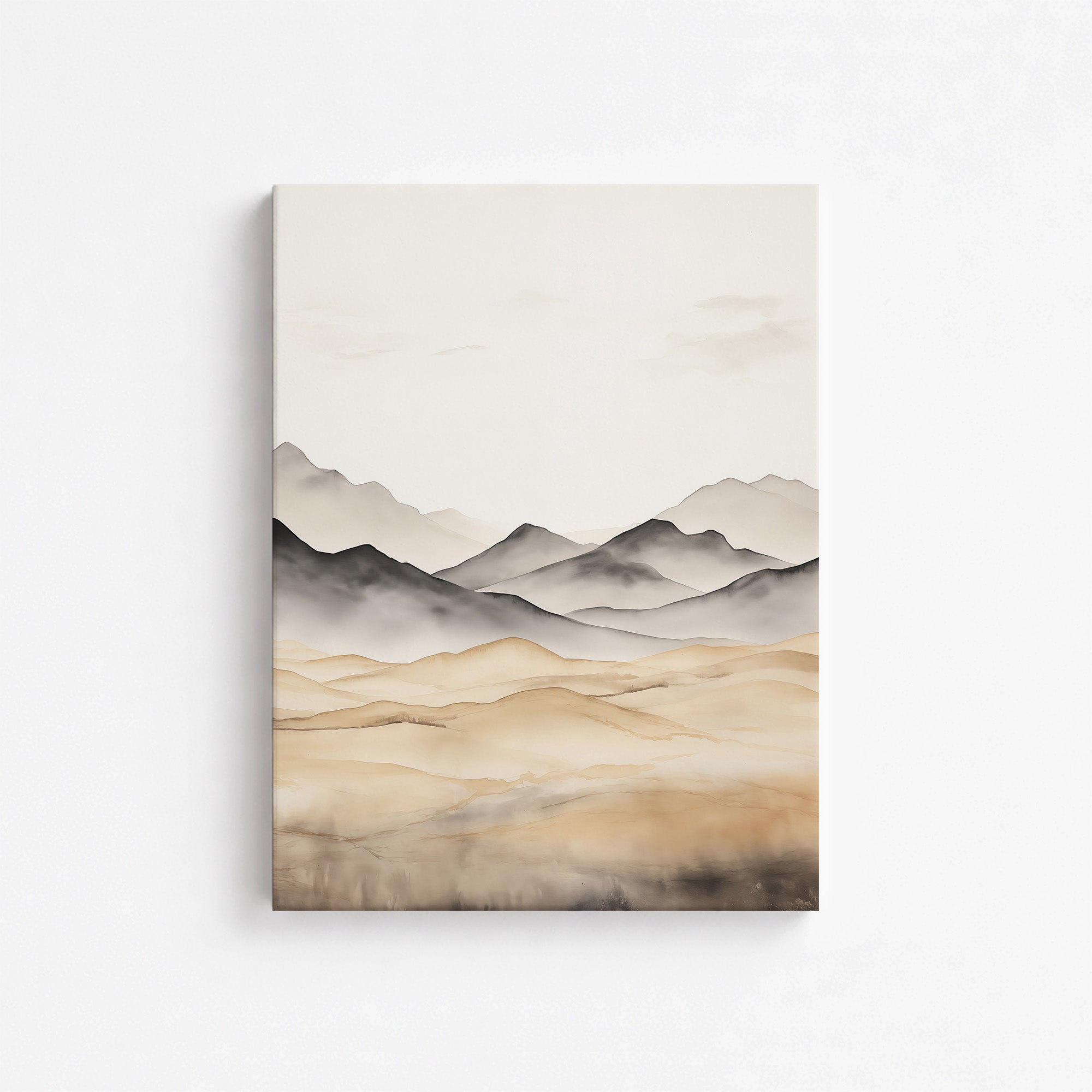 Sérénité des montagnes brumeuses