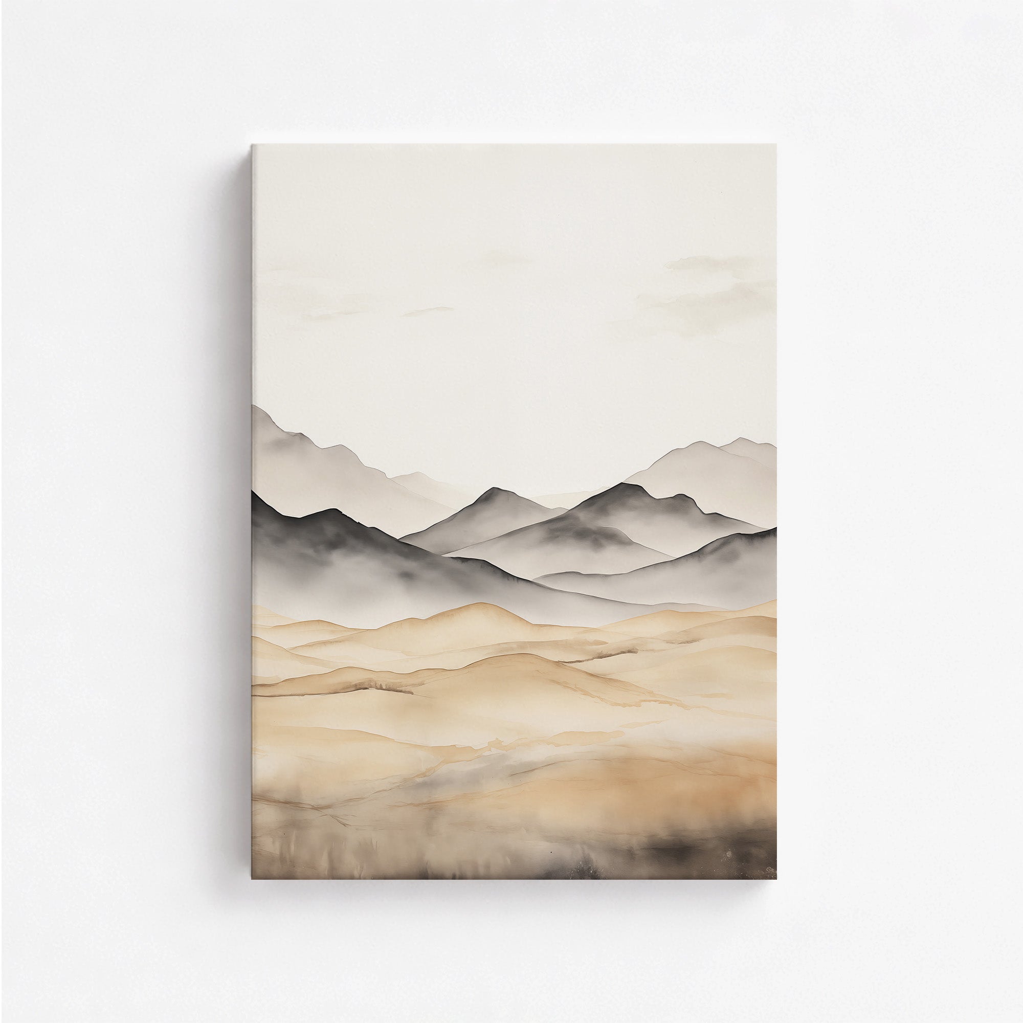 Sérénité des montagnes brumeuses