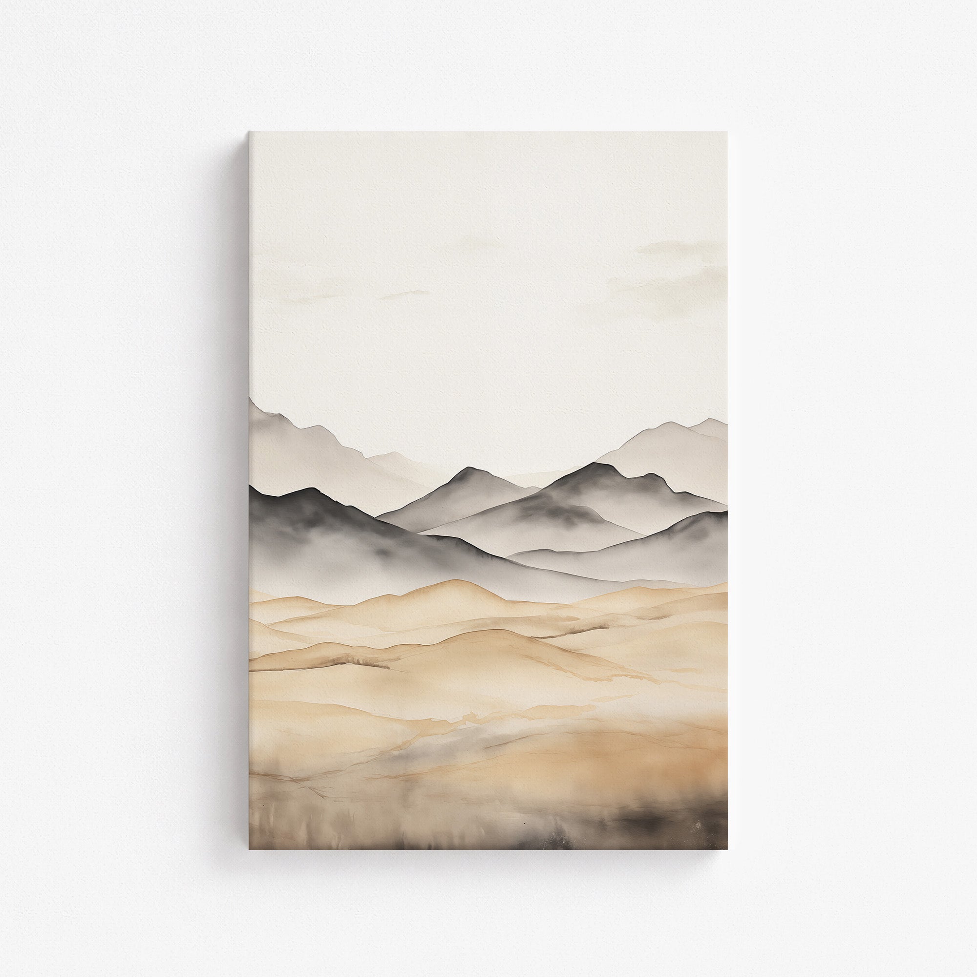 Sérénité des montagnes brumeuses