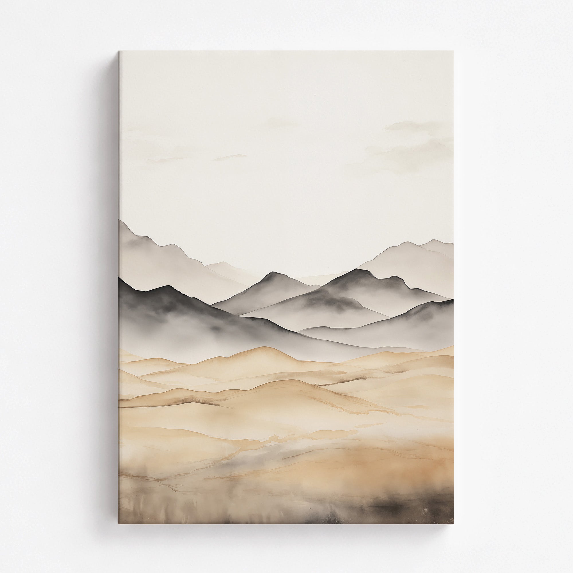Sérénité des montagnes brumeuses