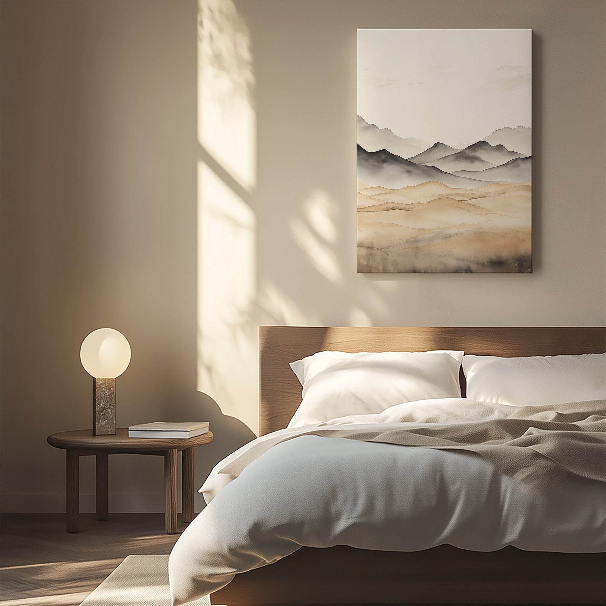 Sérénité des montagnes brumeuses