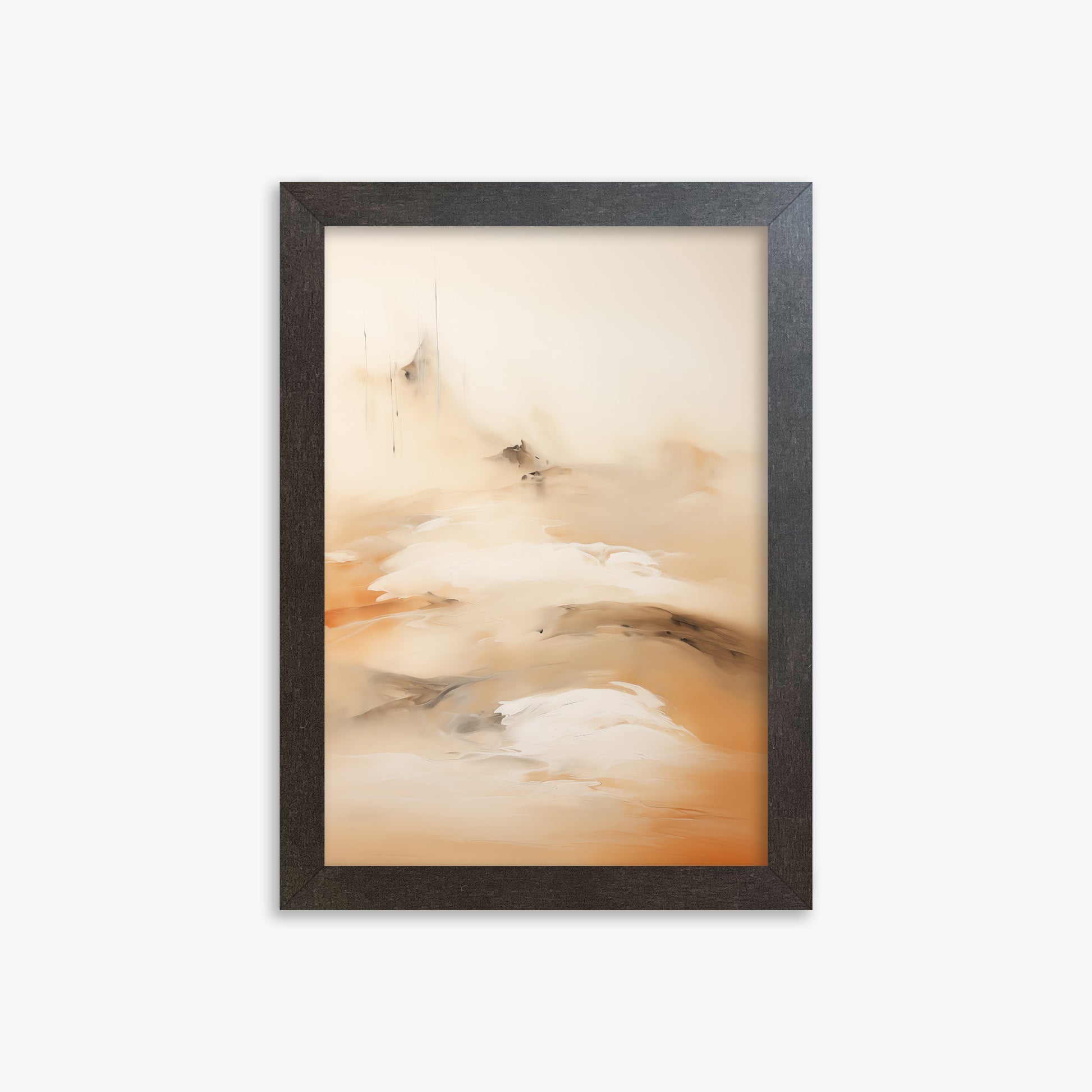 Field Of Whispers, 21x30cm Framed Poster With Espresso Frame
