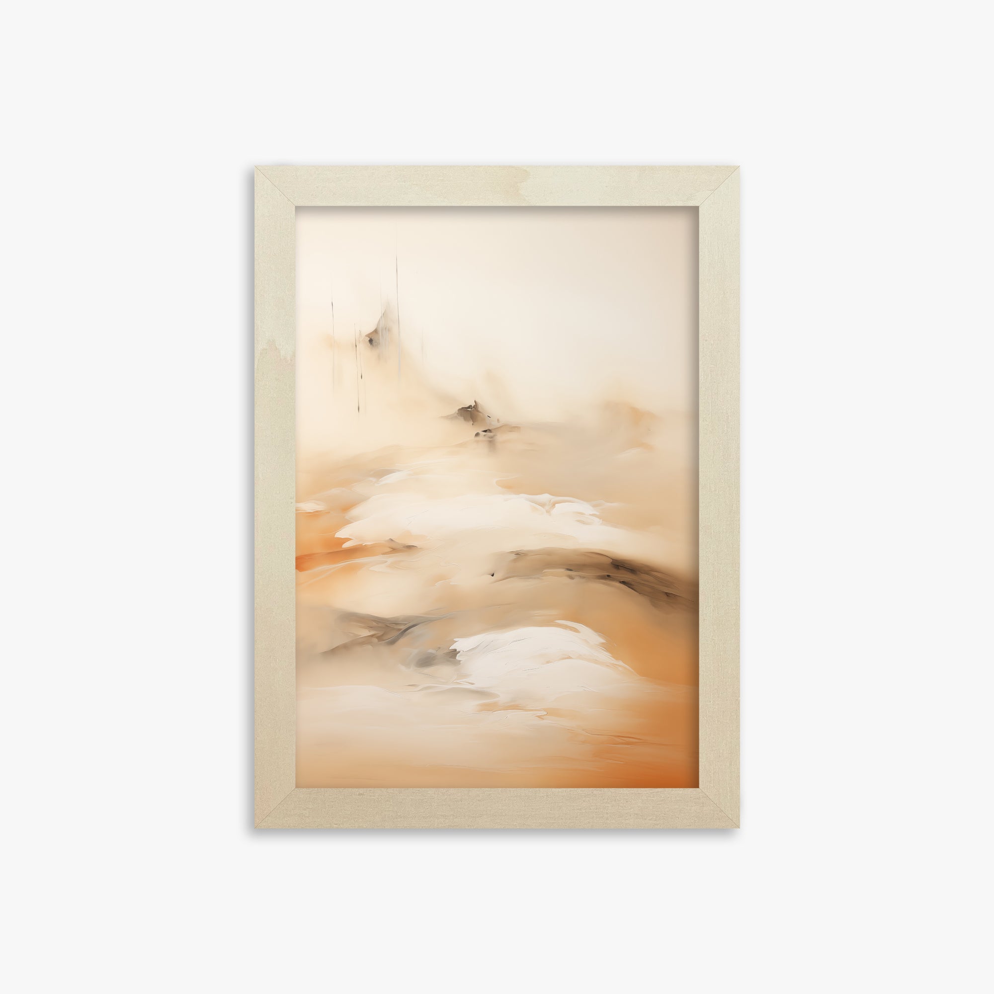 Field Of Whispers, 21x30cm Framed Poster With Lime Wood Frame