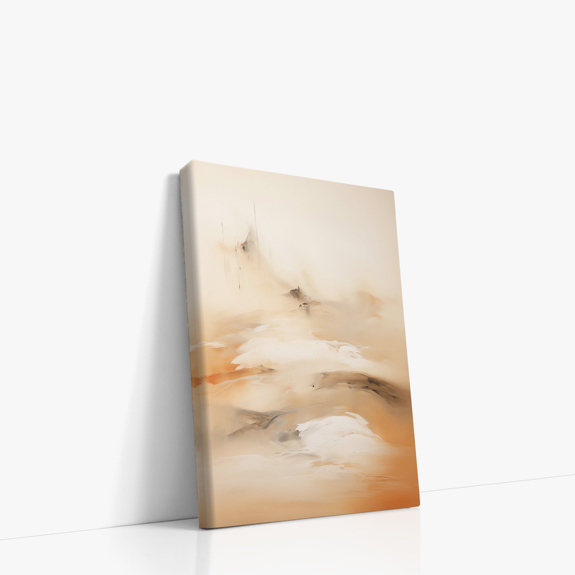 Field Of Whispers, 21x30cm Satin Canvas Poster Left Angle