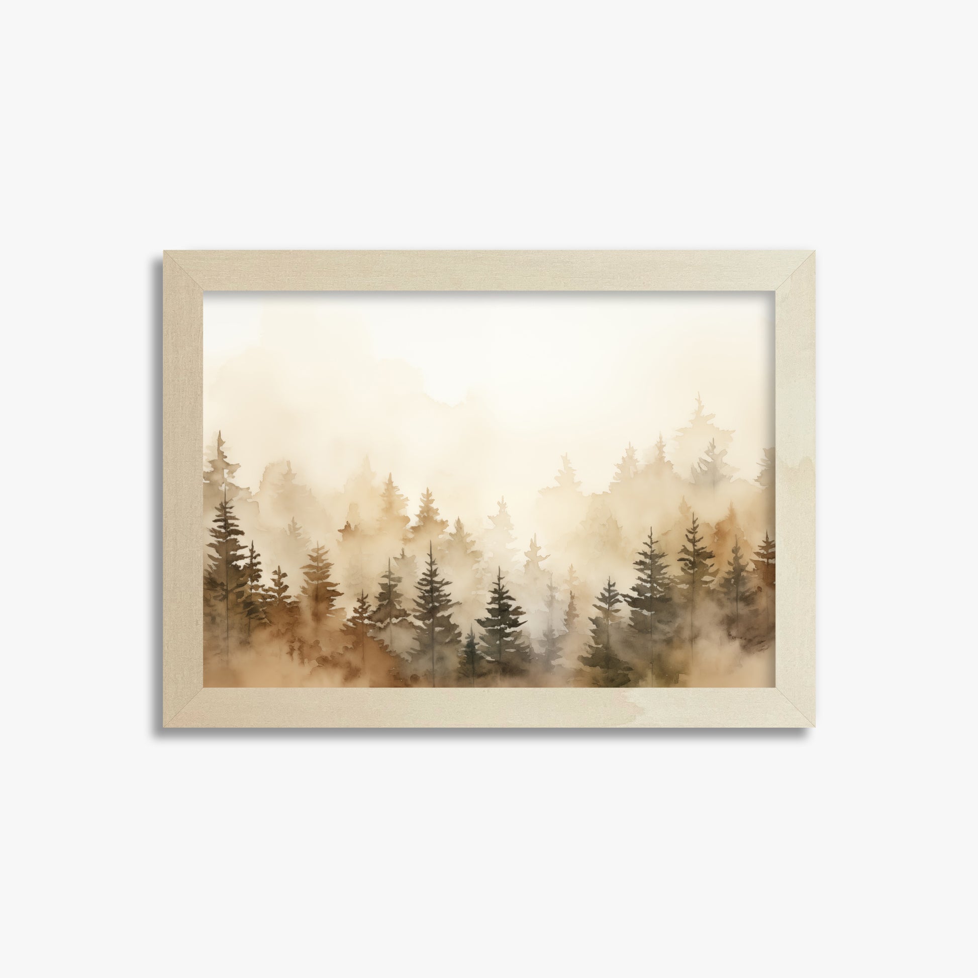 Golden Sylva, 21x30cm Framed Art Reproduction With Lime Wood Frame