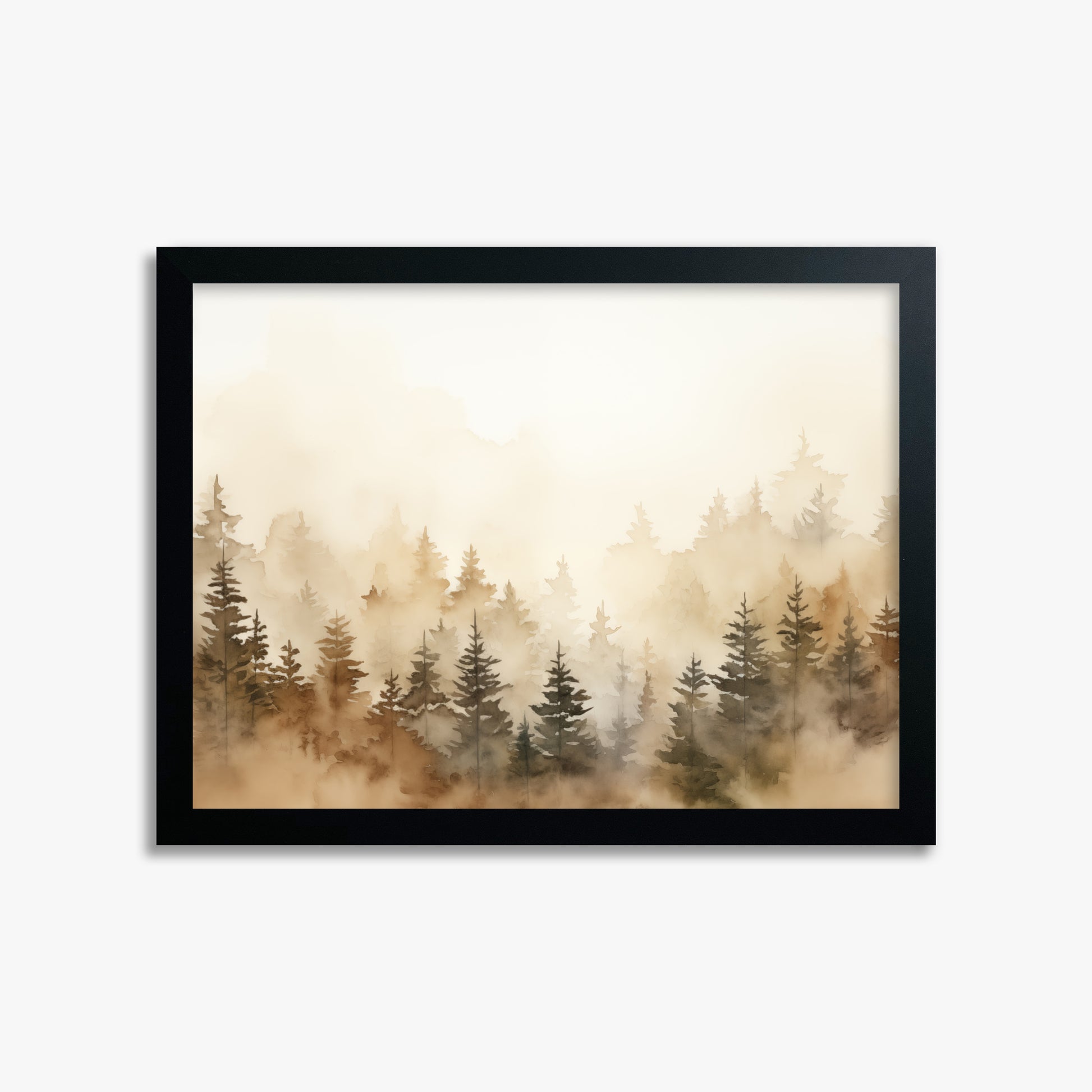 Golden Sylva, 30x40cm Framed Poster With Black Frame