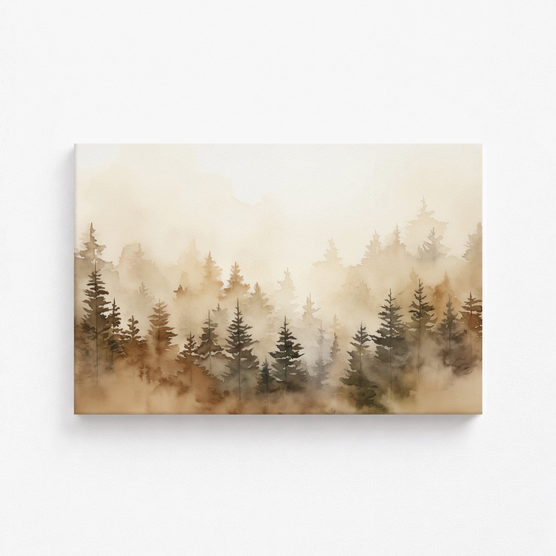 Golden Sylva, 61x91cm Satin Canvas Art Reproduction