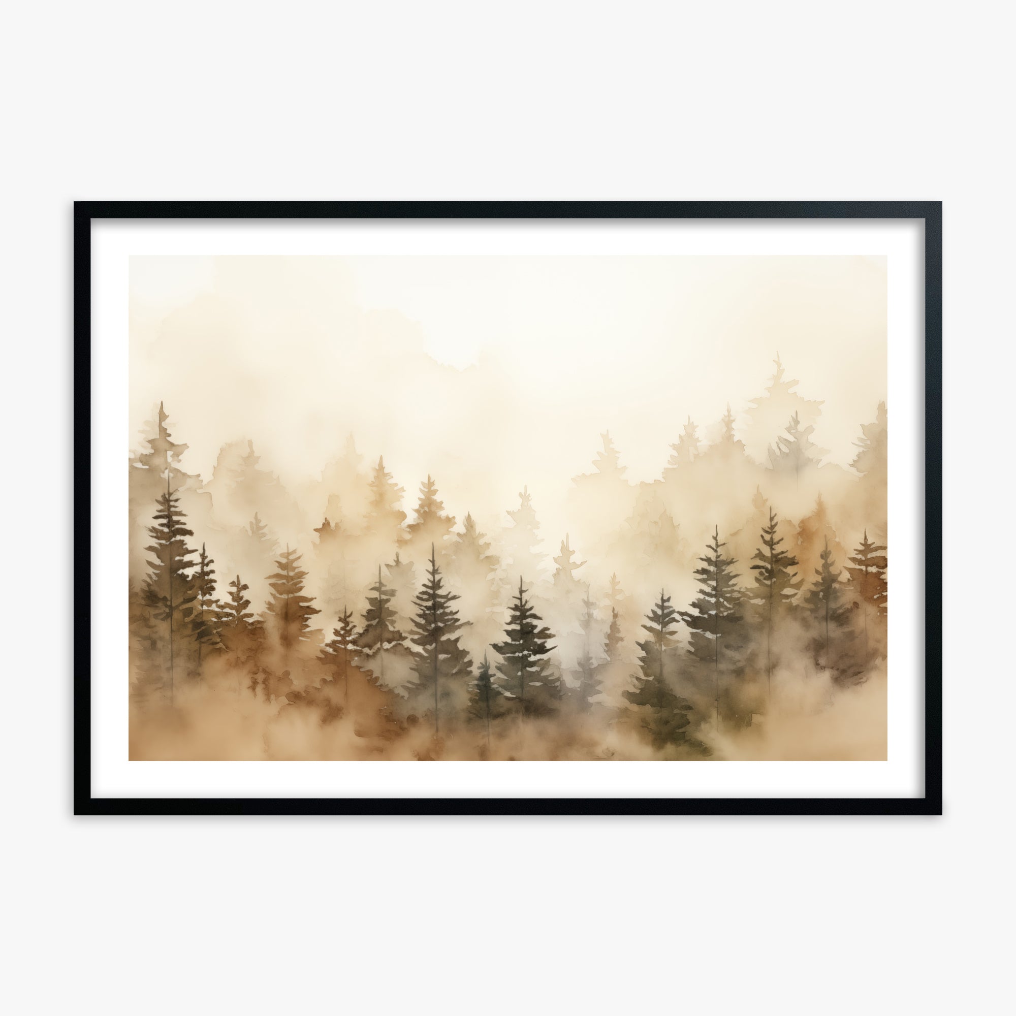 Golden Sylva, Black Framed Poster With Black Frame