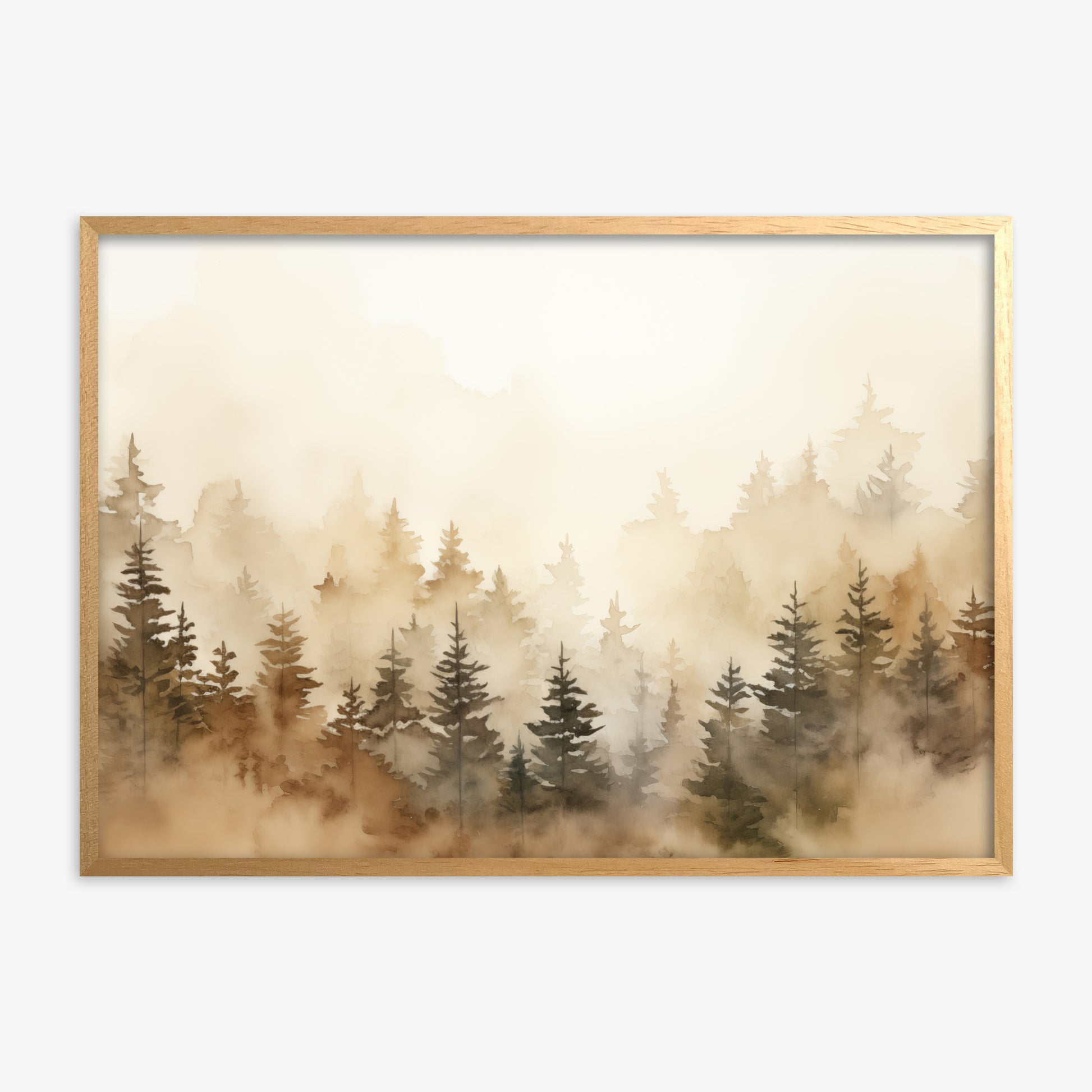 Golden Sylva, Oak Framed Poster With Oak Frame