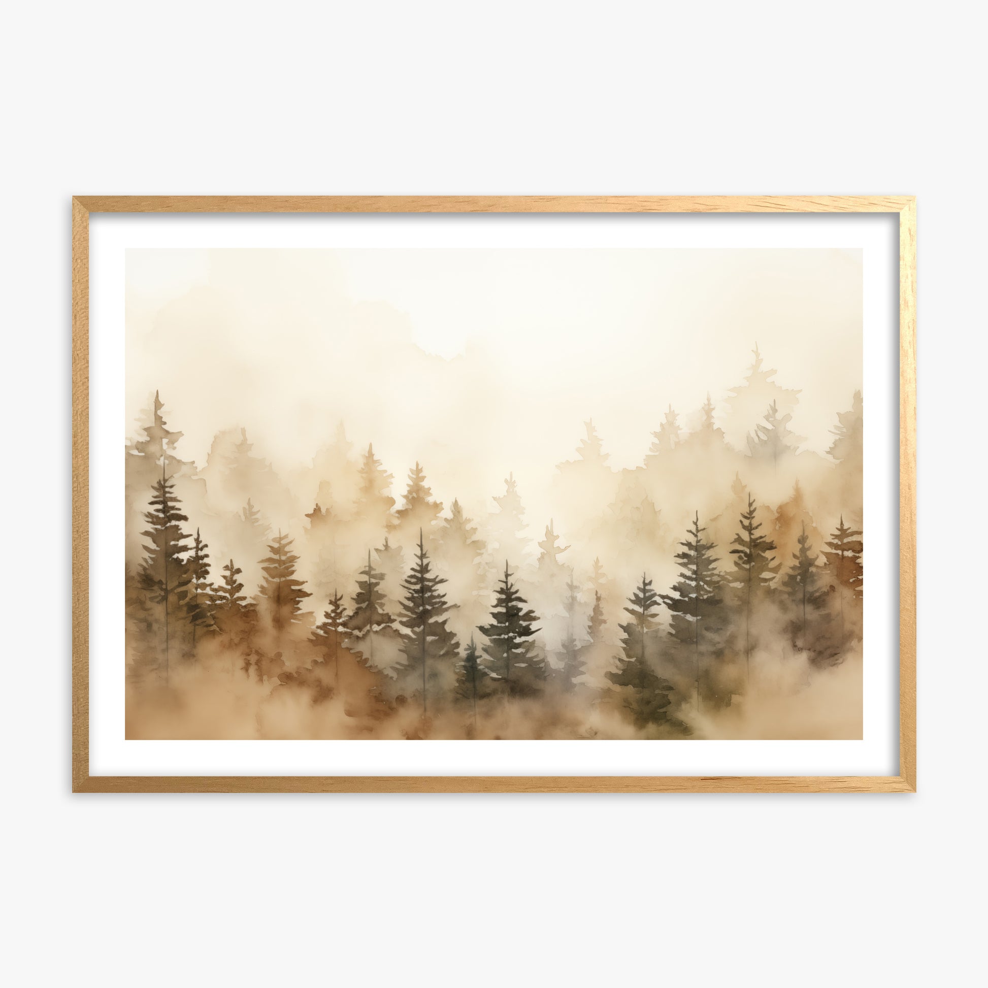 Golden Sylva, Oak Framed Poster With Oak Frame