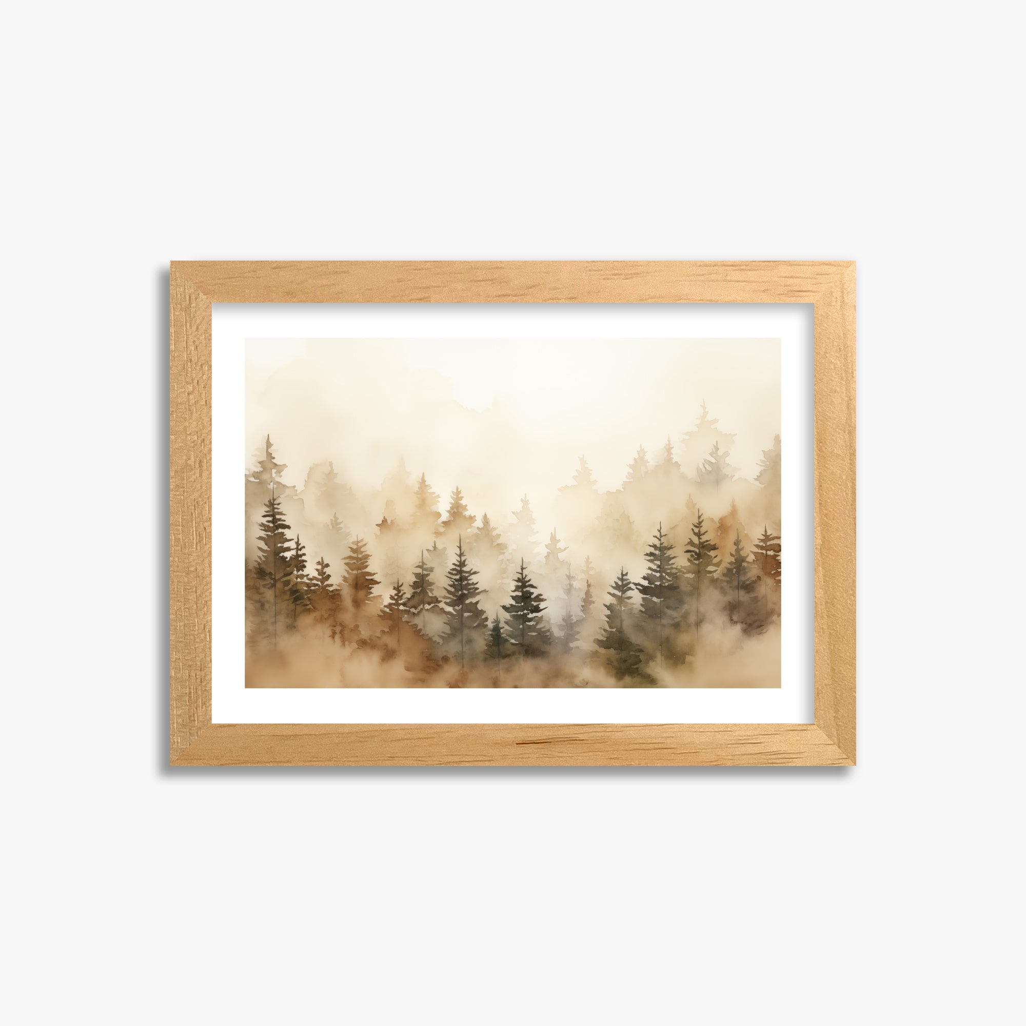 Golden Sylva, 21x30cm Oak Framed Art Reproduction