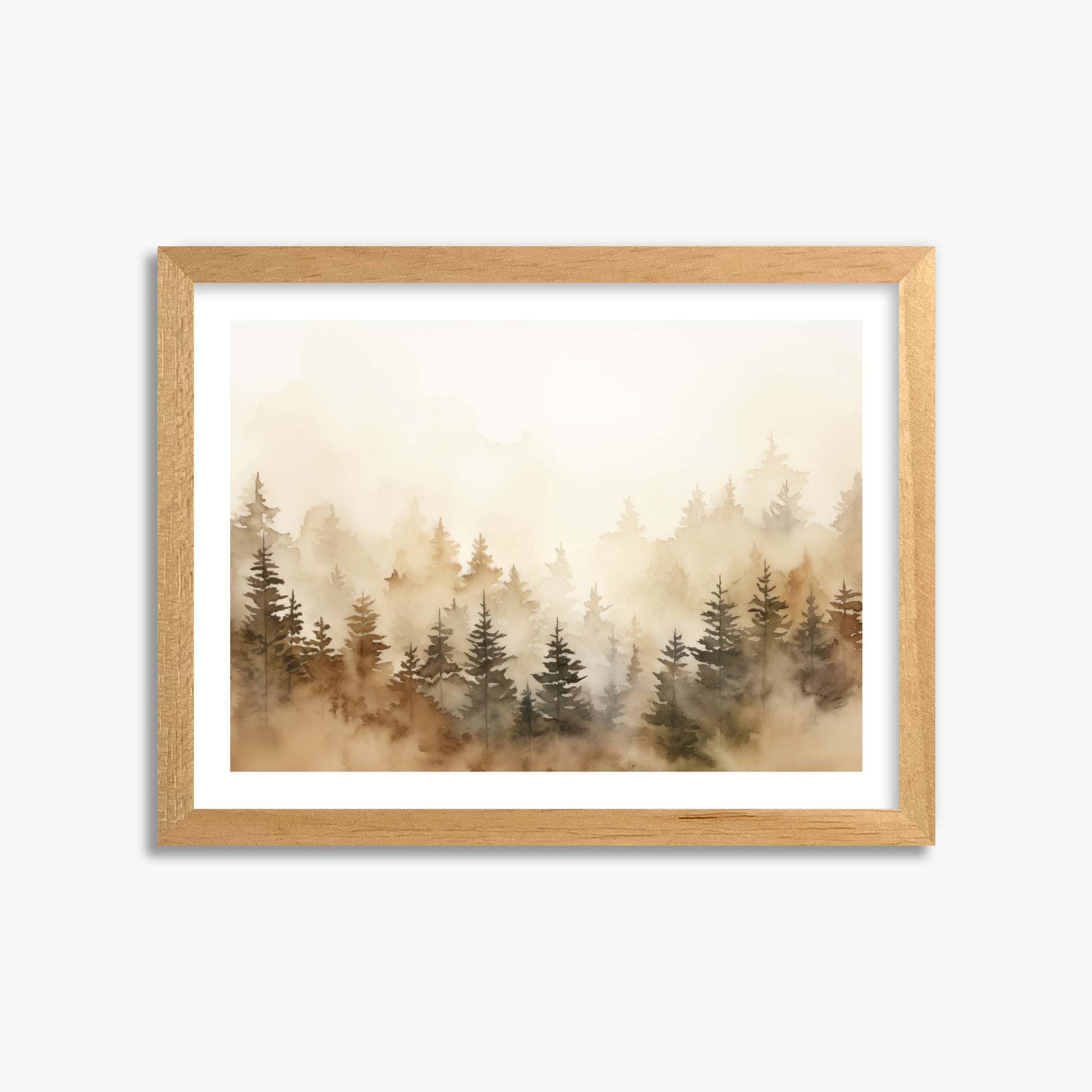 Golden Sylva, 30x40cm Oak Framed Art Reproduction