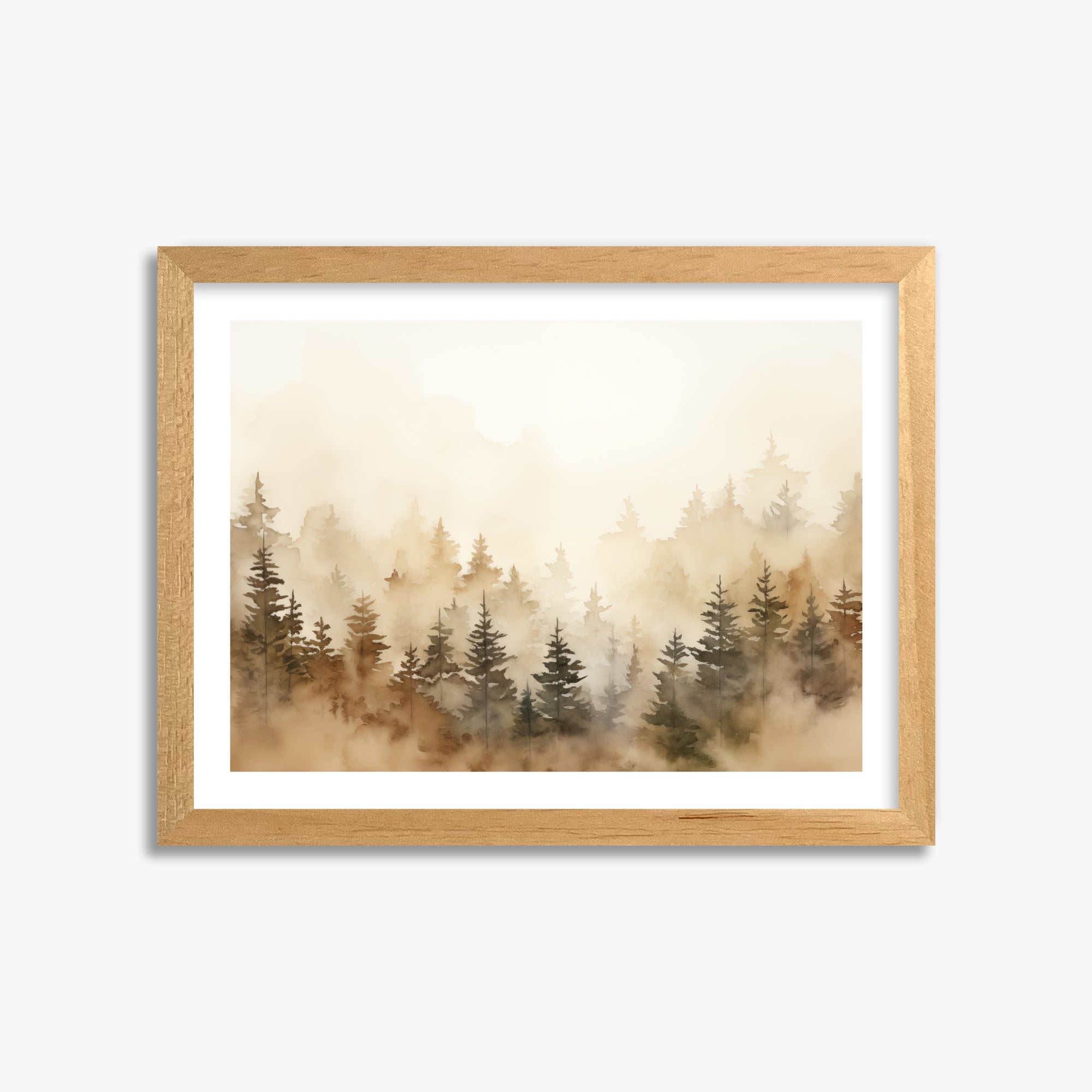 Golden Sylva, 30x40cm Oak Framed Art Reproduction
