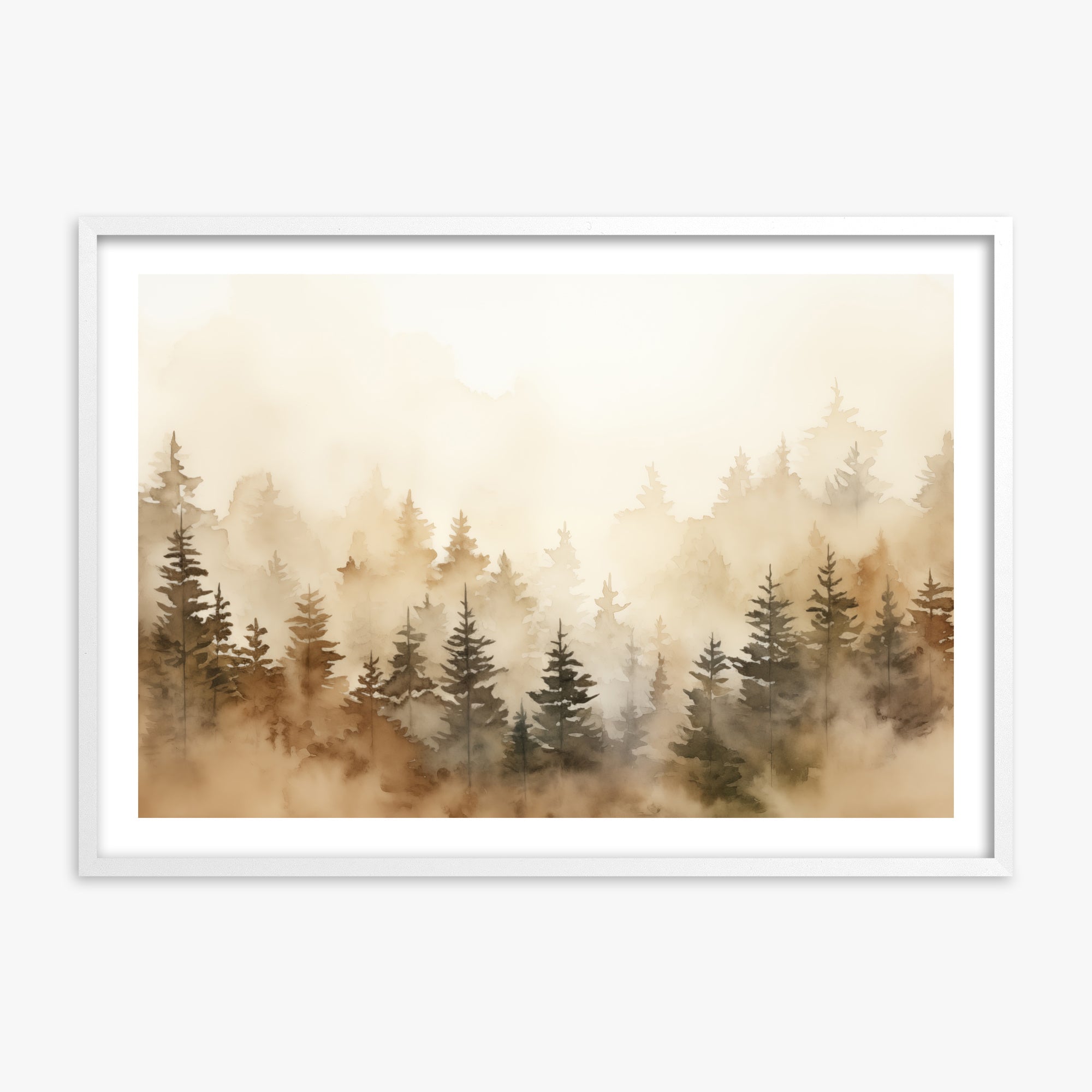 Golden Sylva, 70x100cm Whitek Framed Art Reproduction
