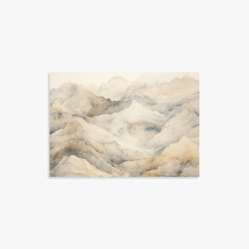 Hazy Crags, 21x30cm Poster Unframed