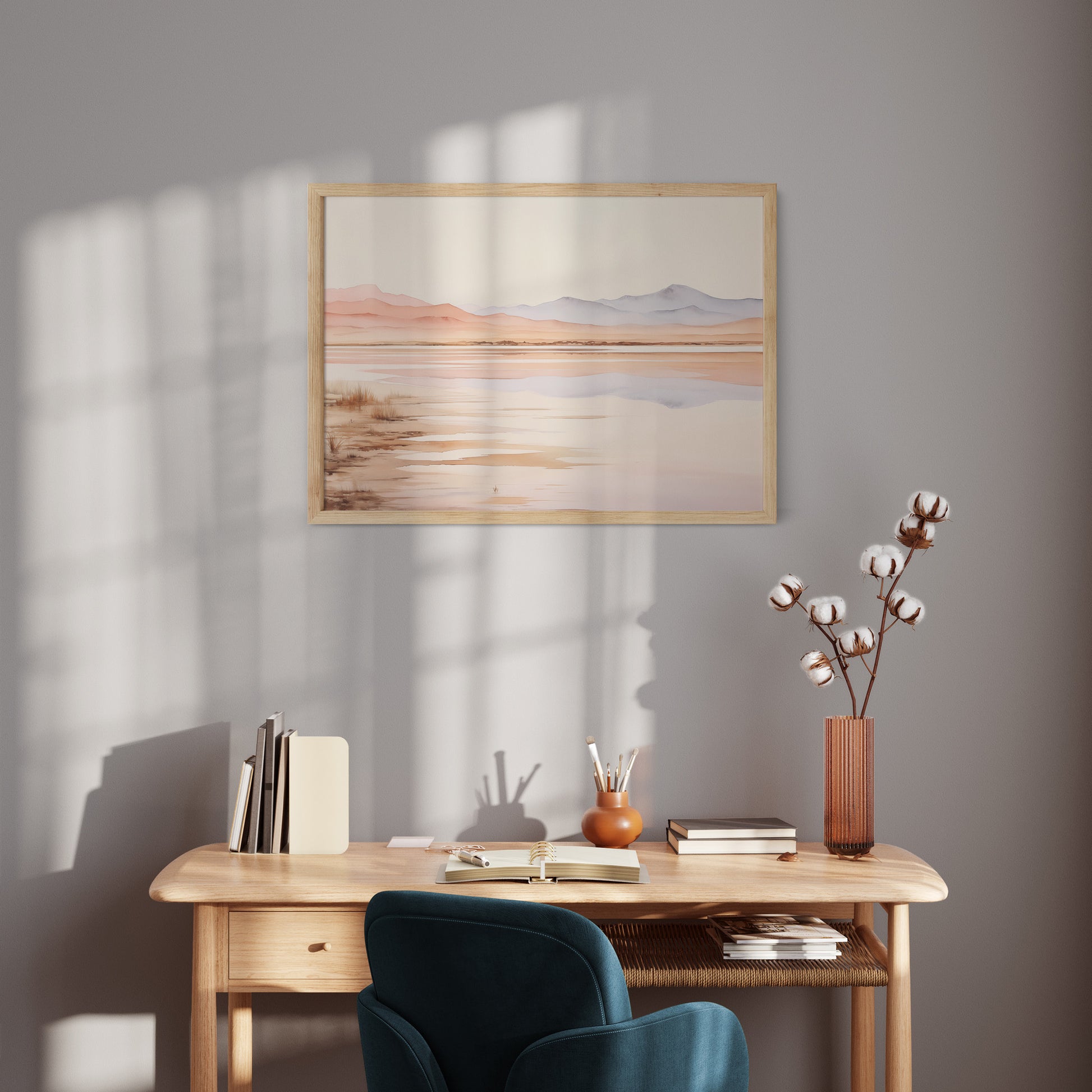 Design Concept No. 11 for Desert Mirage Dawn Modern Poster Art