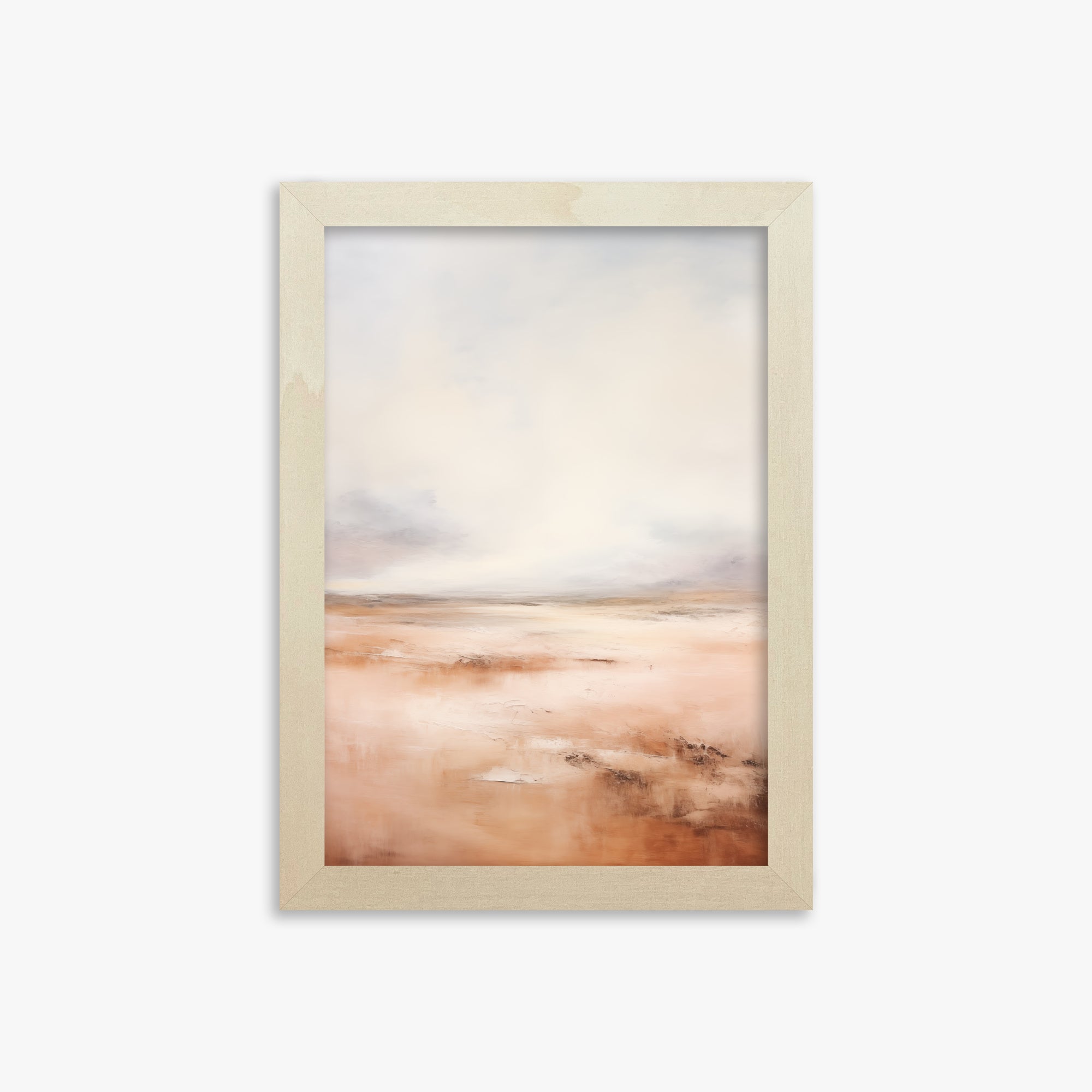 Tranquil Desert Dawn, 21x30cm Framed Poster With Lime Wood Frame