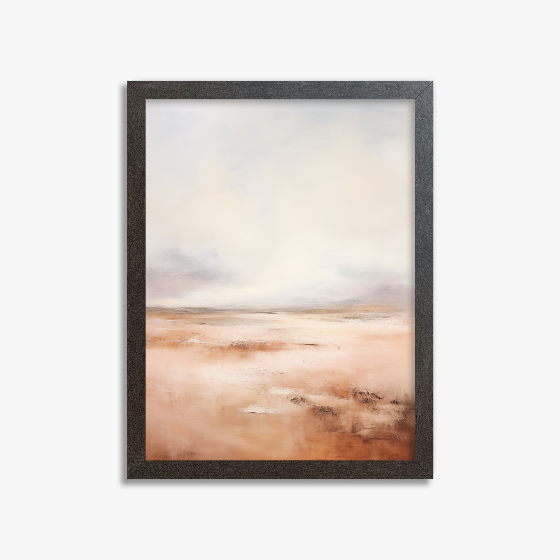 Tranquil Desert Dawn, 30x40cm Framed Poster With Espresso Frame