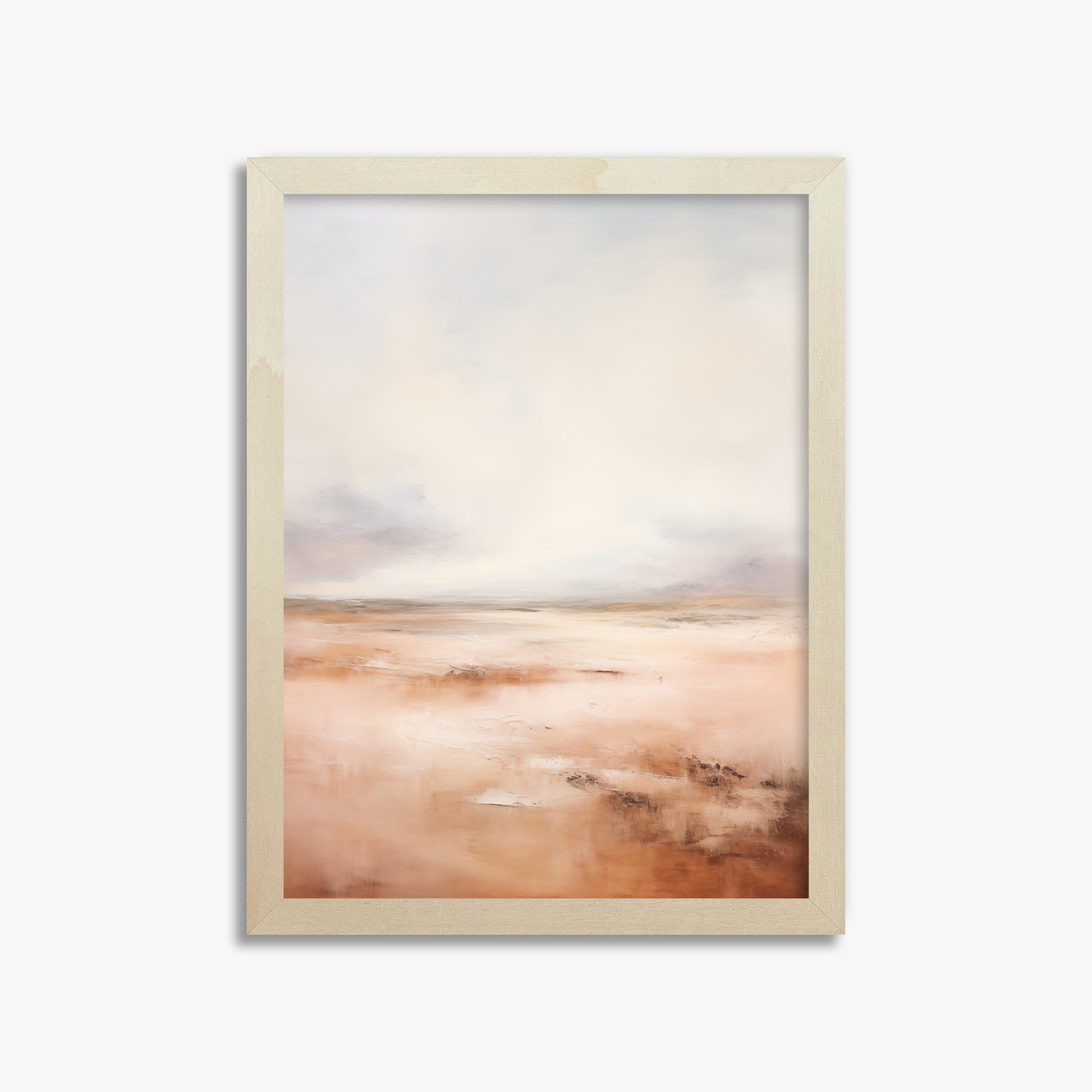 Tranquil Desert Dawn, 30x40cm Framed Poster With Lime Wood Frame