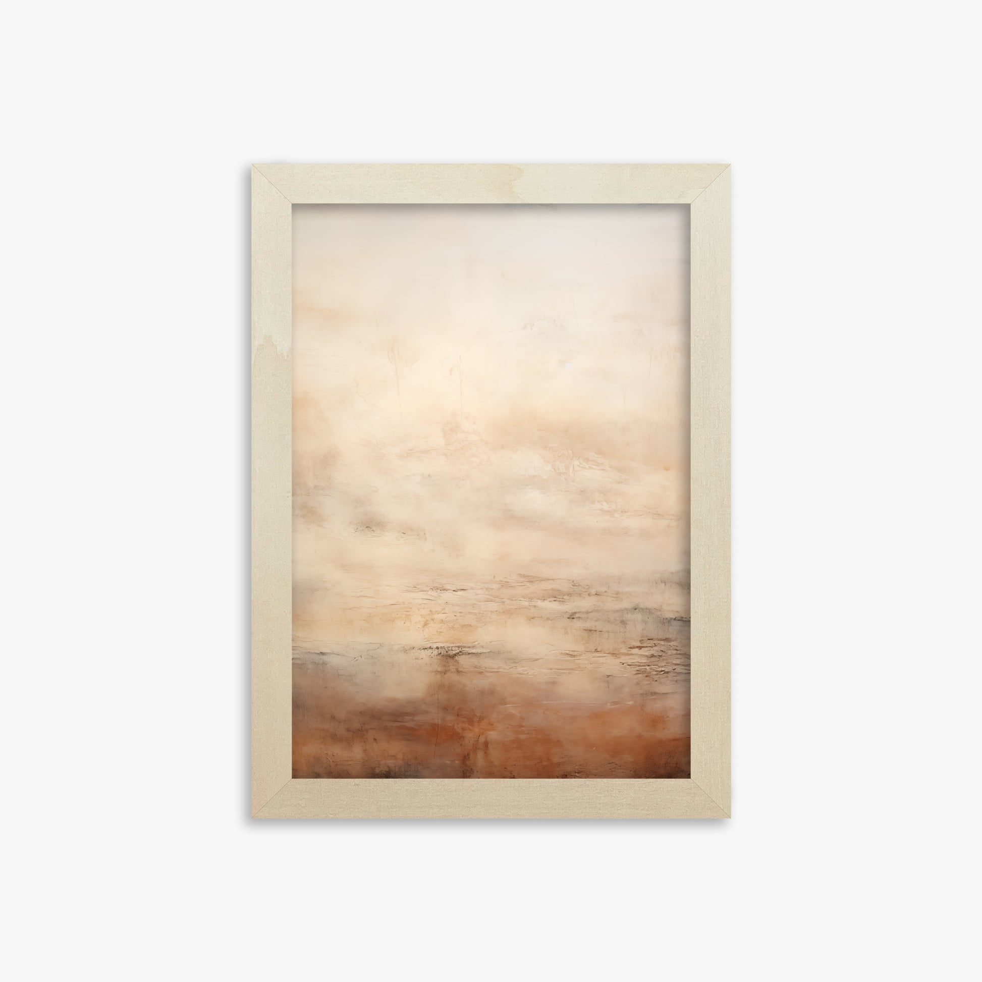 Silent Expanse, 21x30cm Framed Poster With Lime Wood Frame