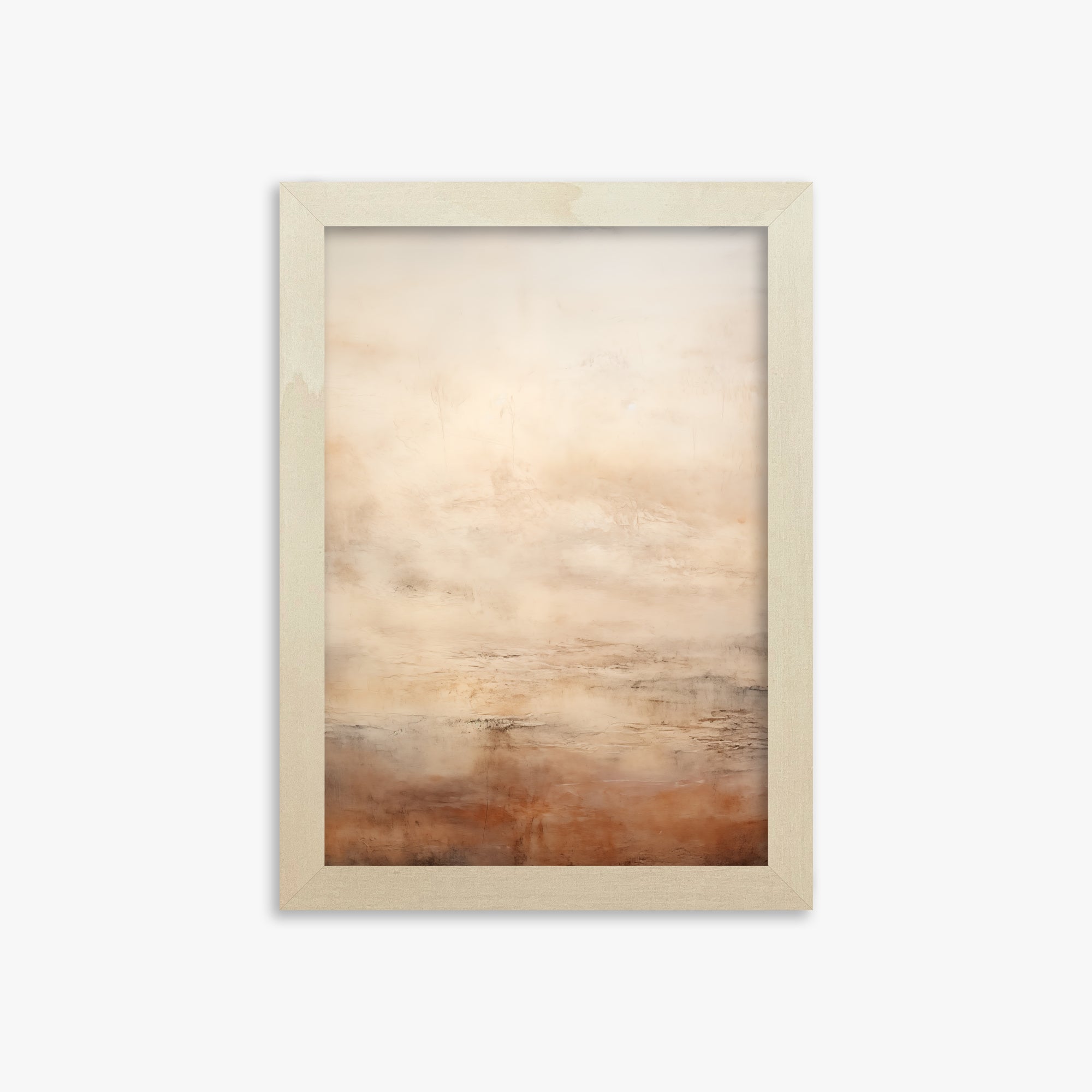 Silent Expanse, 21x30cm Framed Poster With Lime Wood Frame