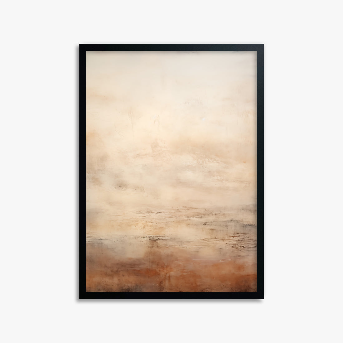 Silent Expanse, 50x70cm Framed Poster With Black Frame