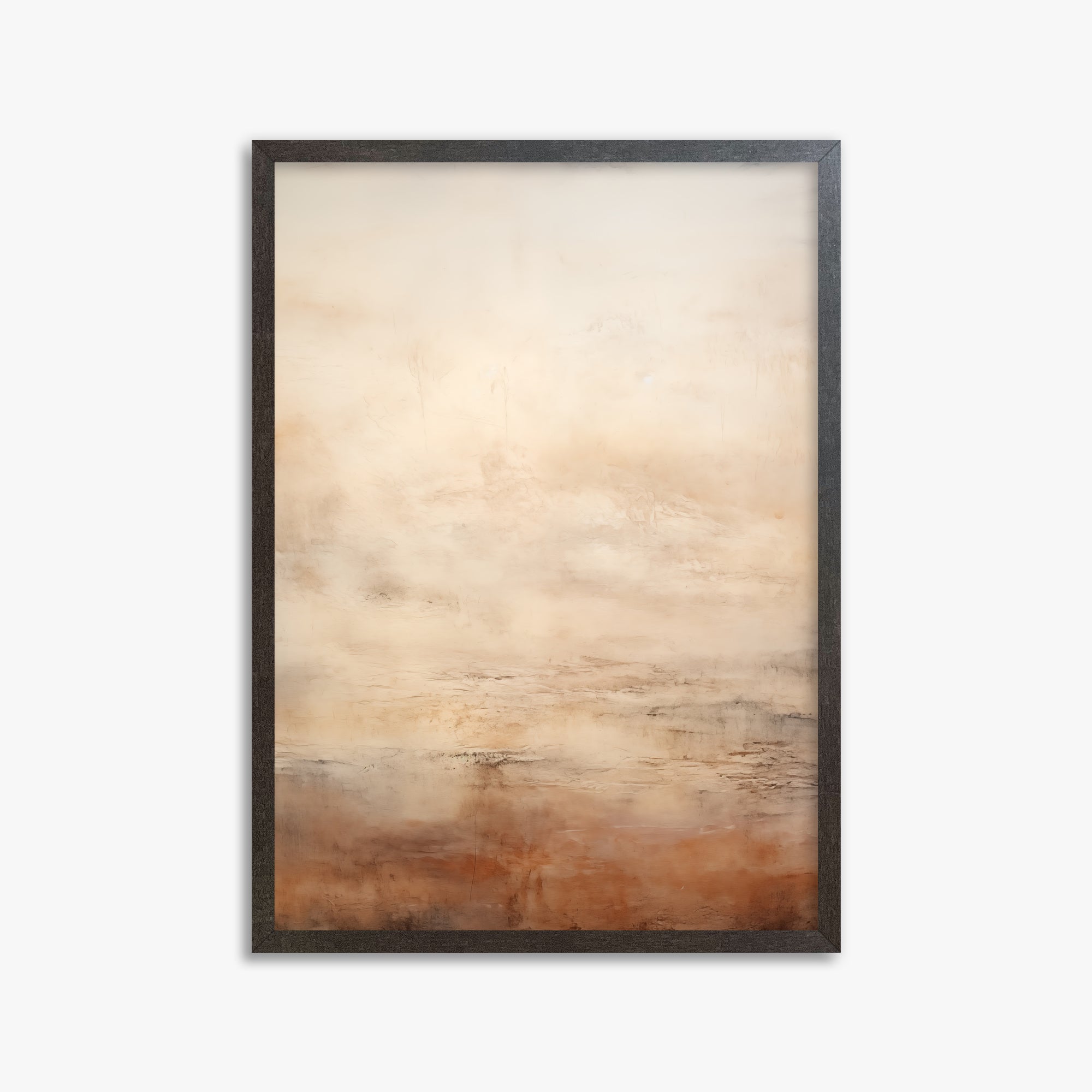 Silent Expanse, 50x70cm Framed Poster With Espresso Frame
