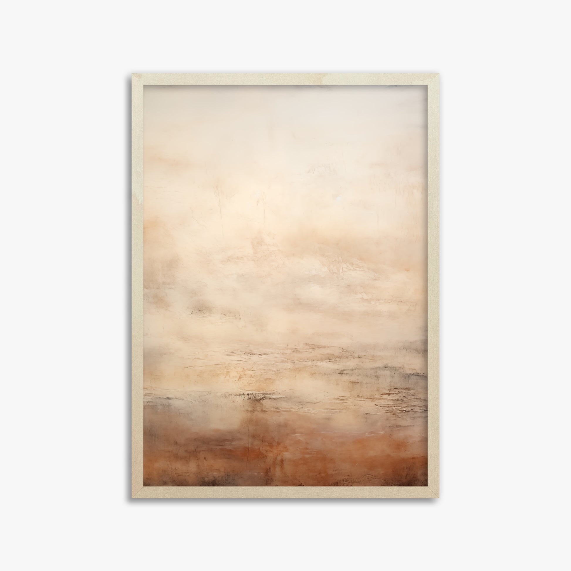 Silent Expanse, 50x70cm Framed Poster With Lime Wood Frame