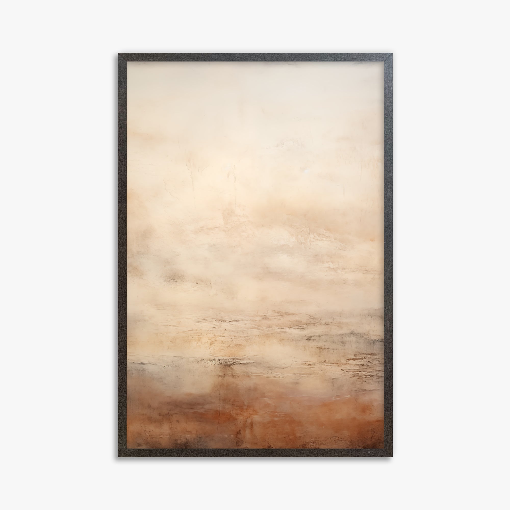 Silent Expanse, 61x91cm Framed Poster With Espresso Frame