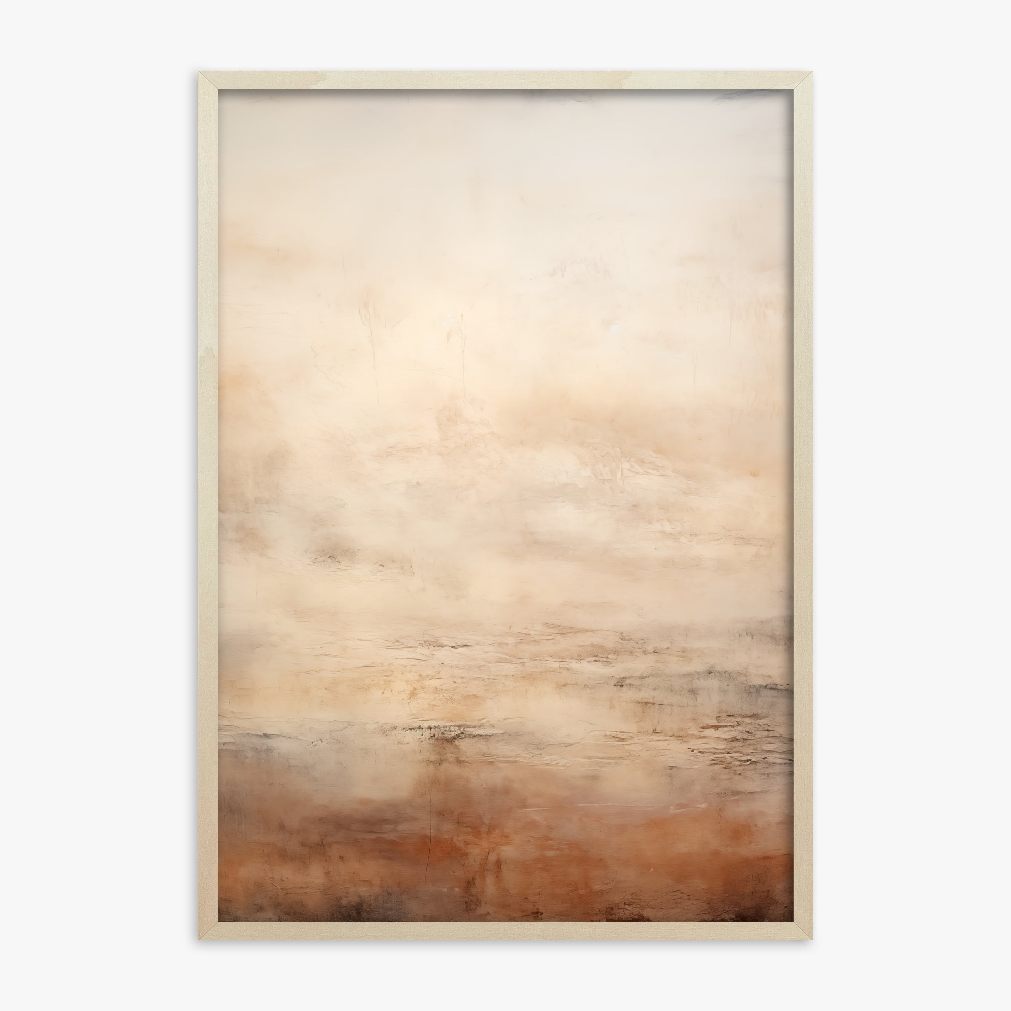Silent Expanse, 70x100cm Framed Poster With Lime Wood Frame