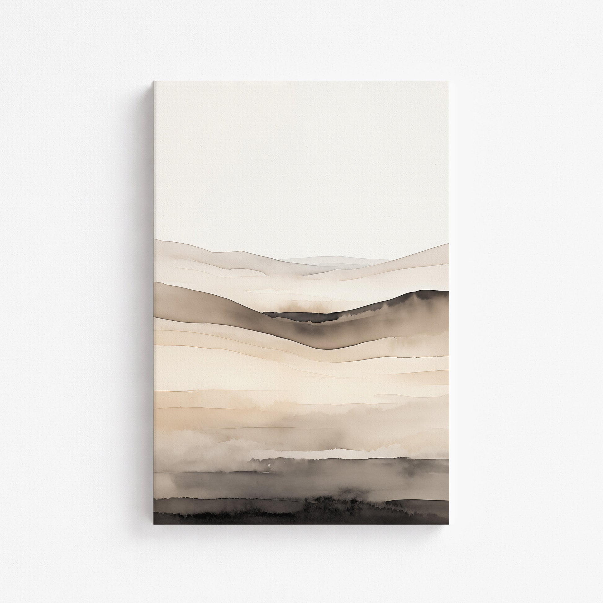 Horizonal Echo, 61x91cm Satin Canvas Poster