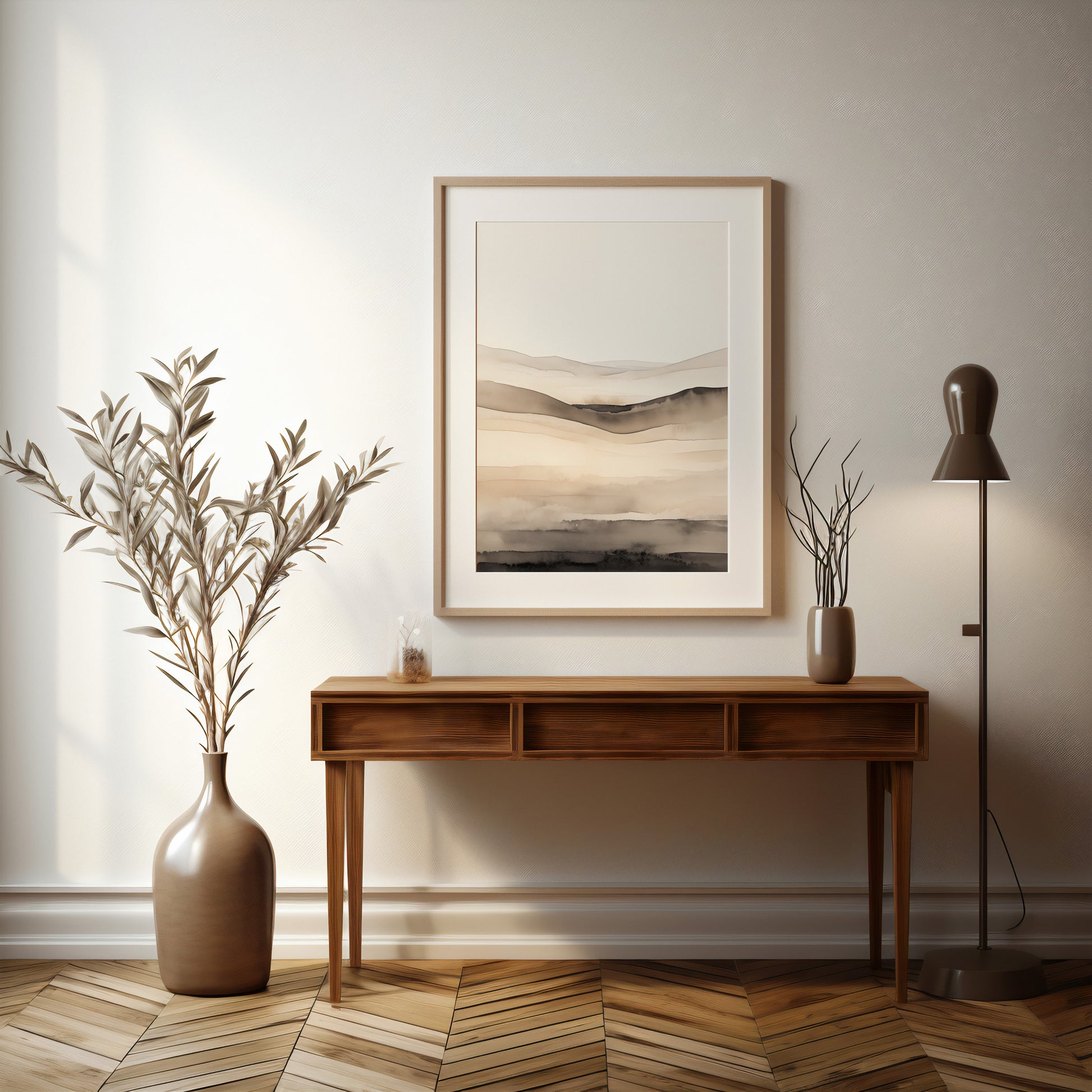 Design Concept No. 37 for Horizonal Echo Modern Poster Art