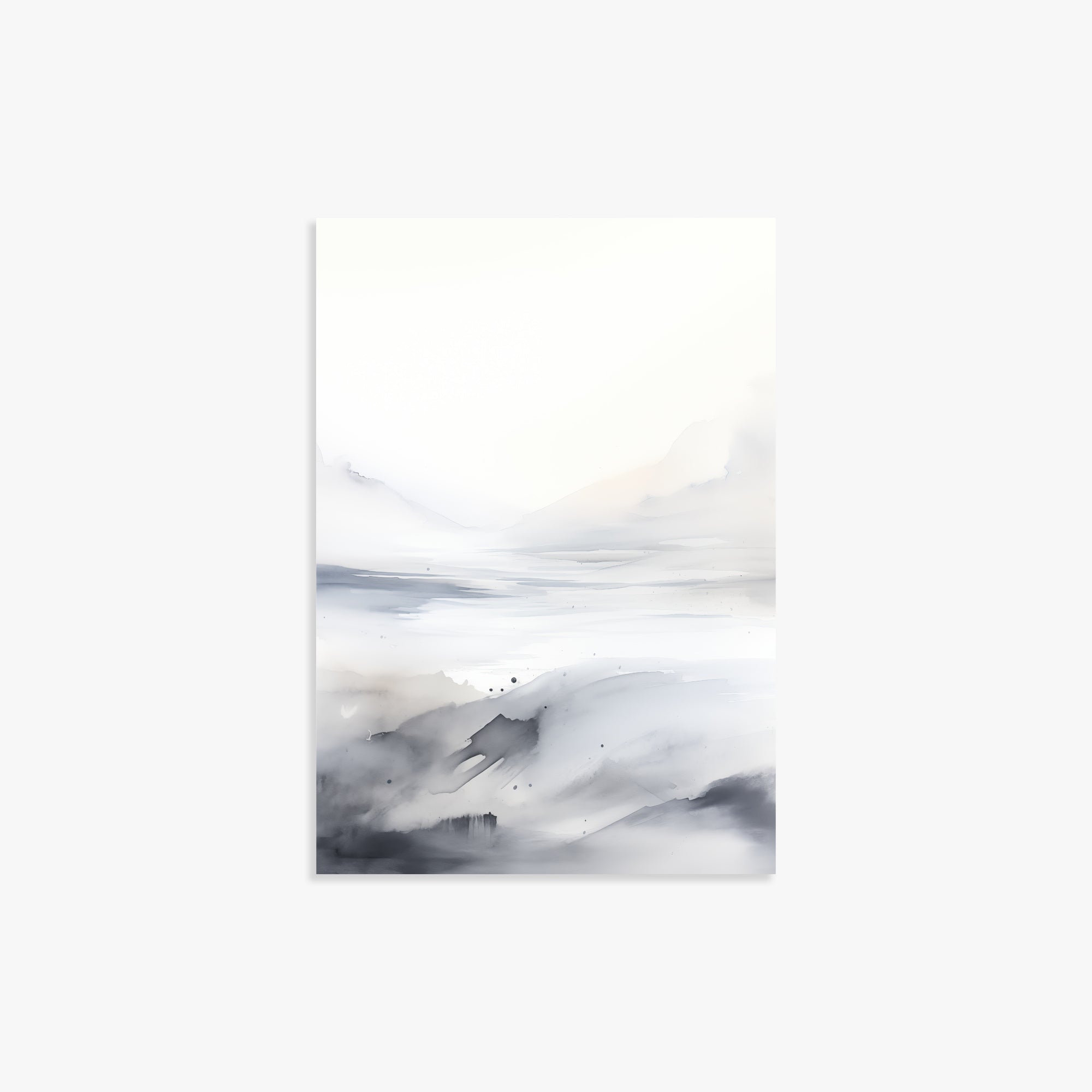 Misty Horizon Whisper, 21x30cm Poster Unframed