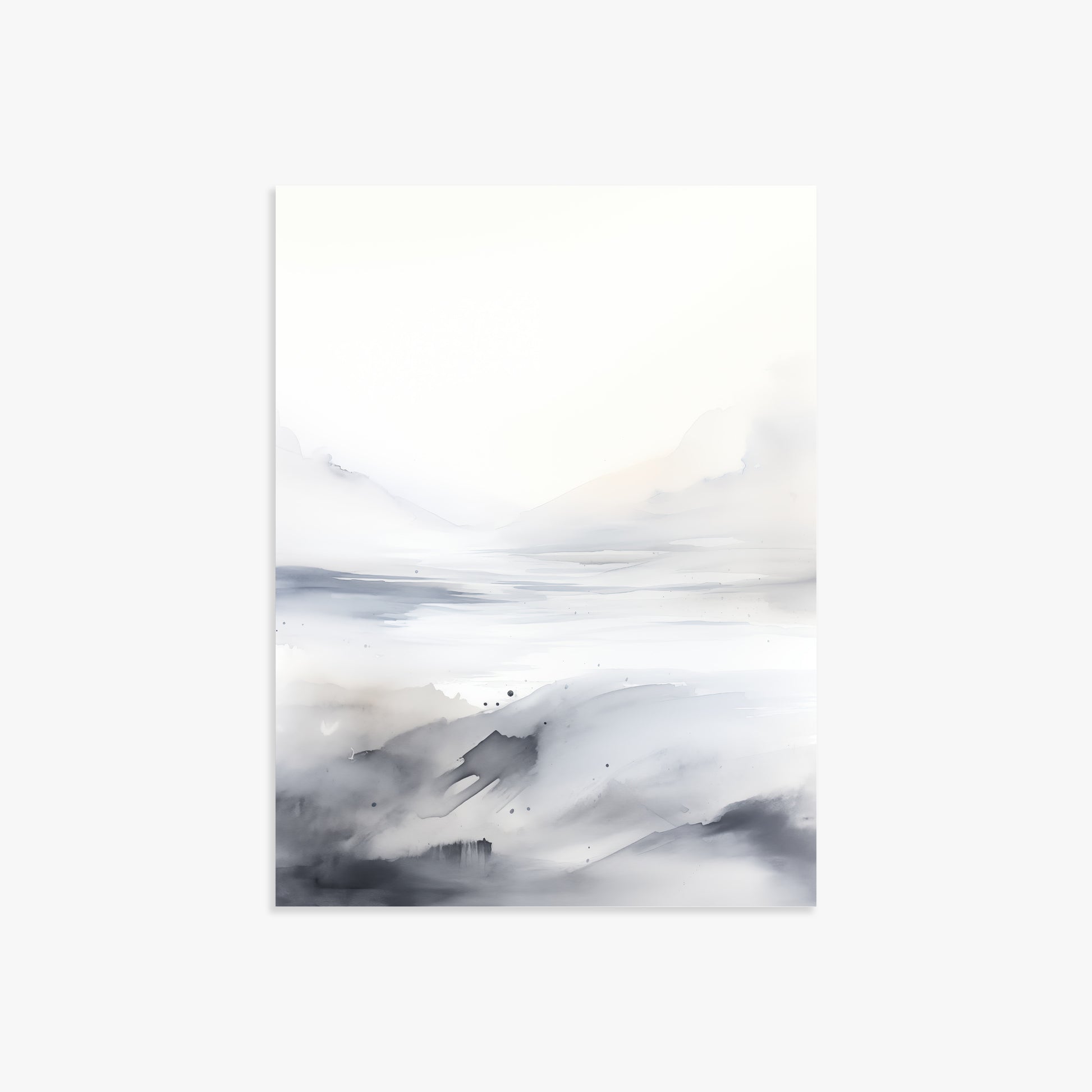 Misty Horizon Whisper, 30x40cm Poster Unframed