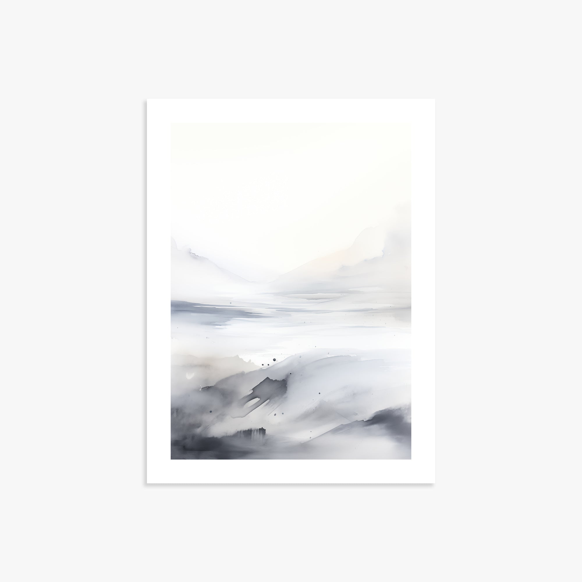 Misty Horizon Whisper, 30x40cm Poster Unframed