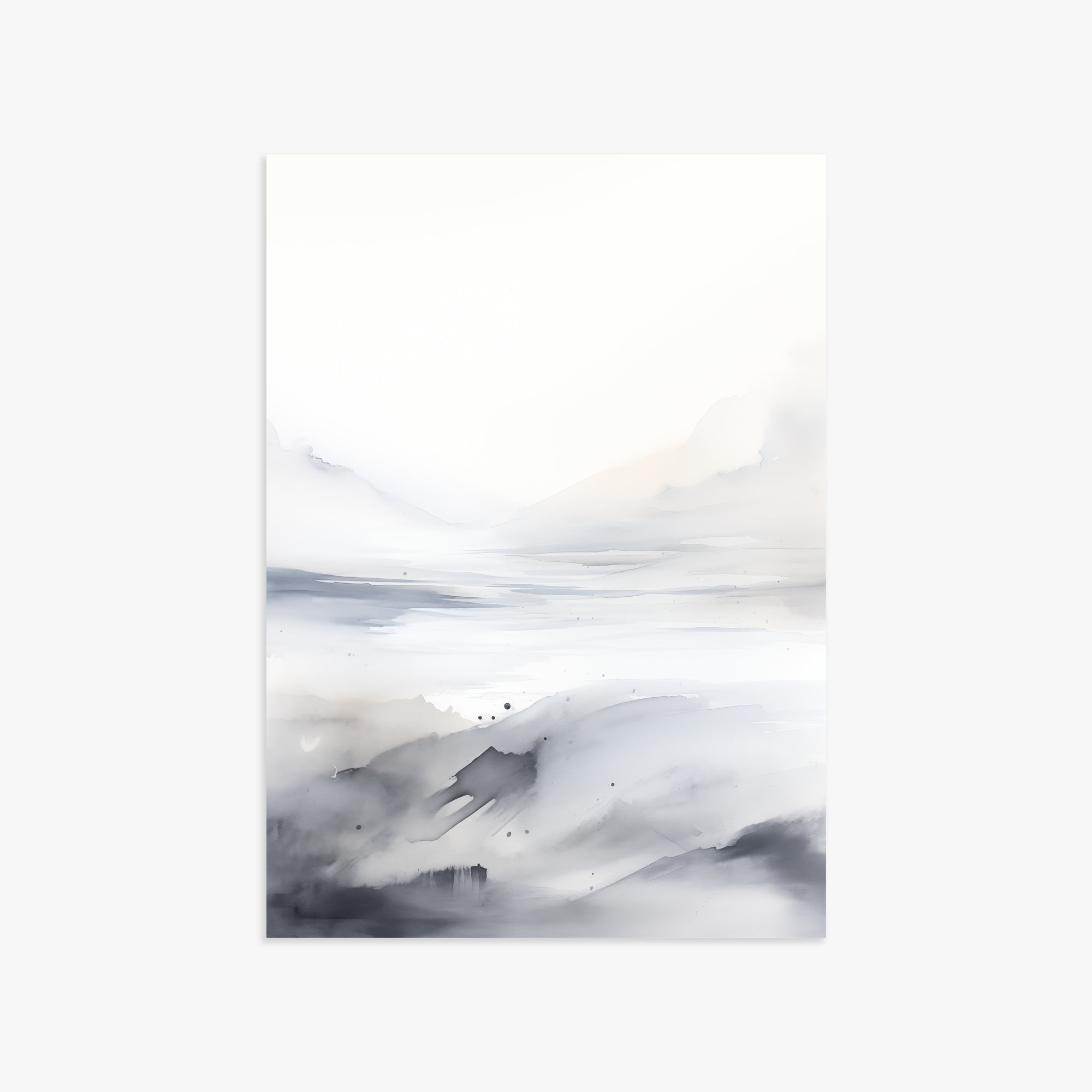 Misty Horizon Whisper, 50x70cm Poster Unframed