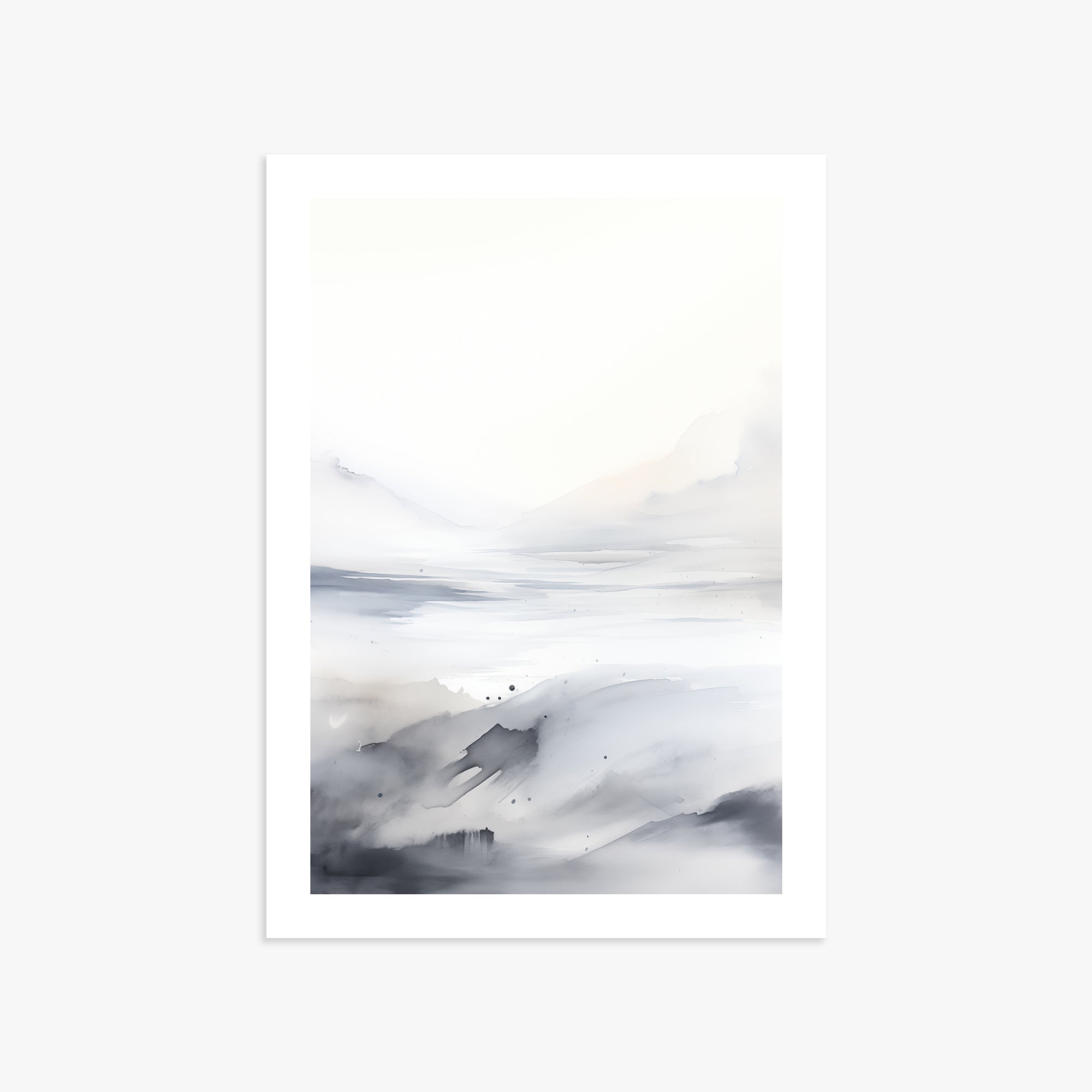 Misty Horizon Whisper, 50x70cm Poster Unframed