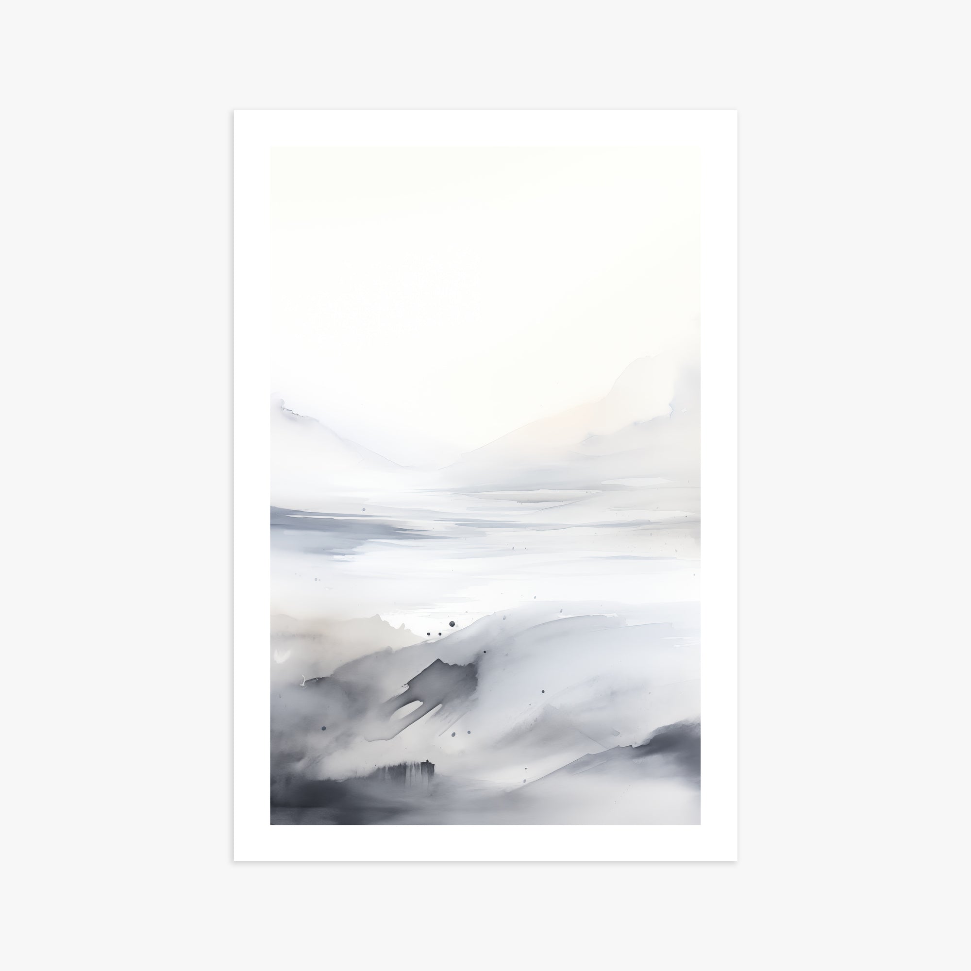 Misty Horizon Whisper, 61x91cm Poster Unframed