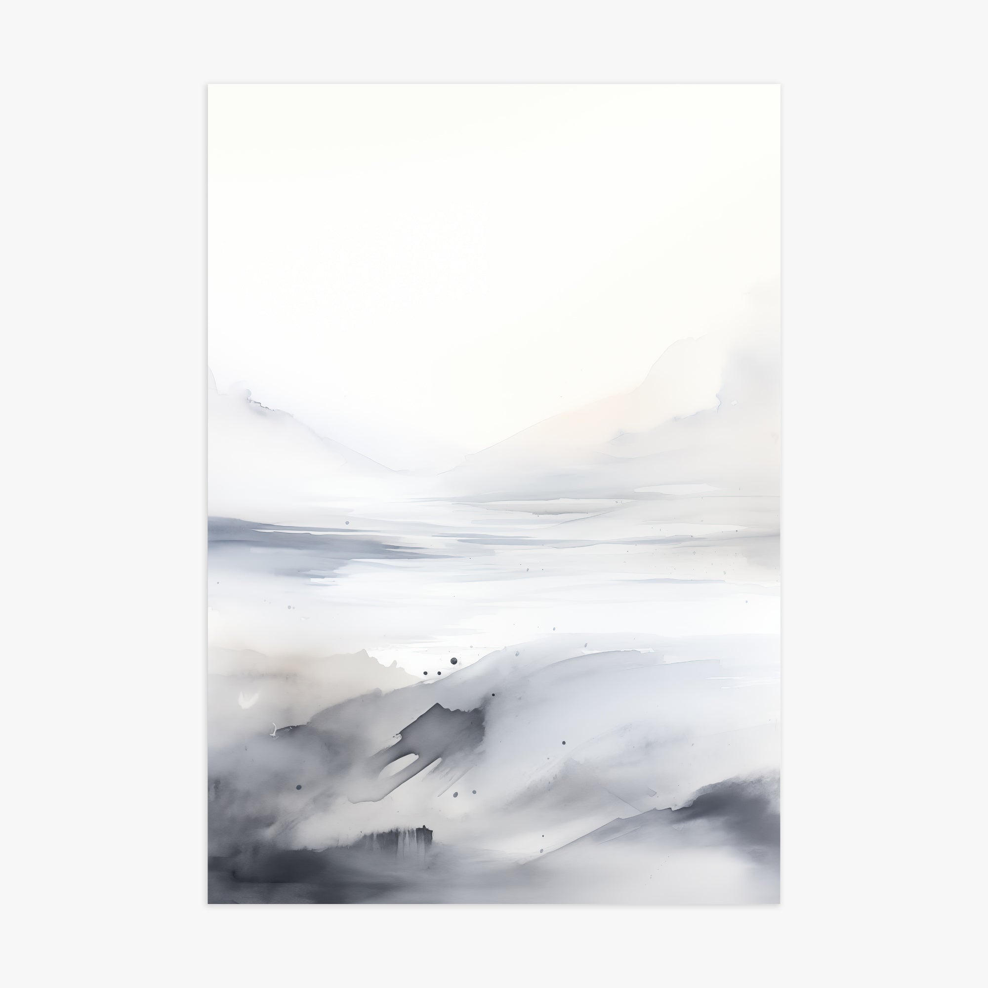 Misty Horizon Whisper, 70x100cm Poster Unframed