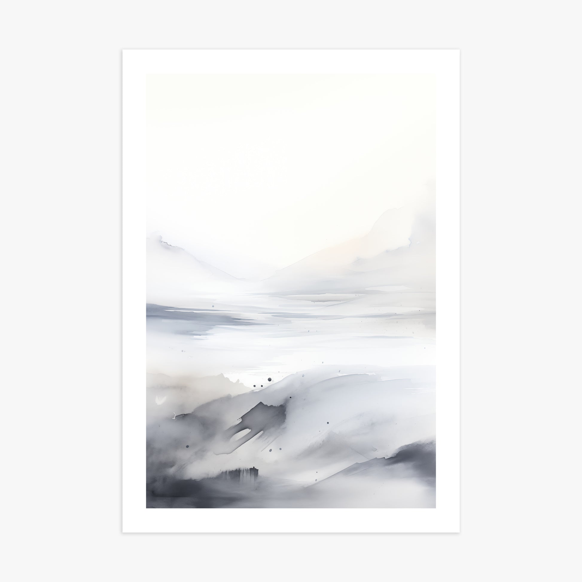 Misty Horizon Whisper, 70x100cm Poster Unframed
