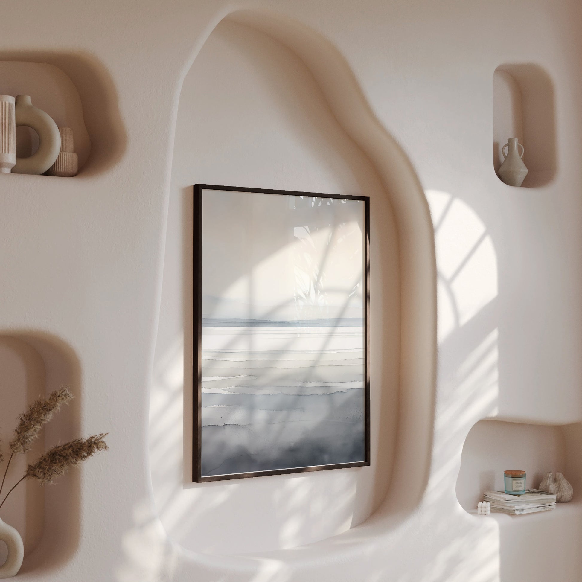 Design Concept No. 13 for Whisper Beach Modern Poster Art