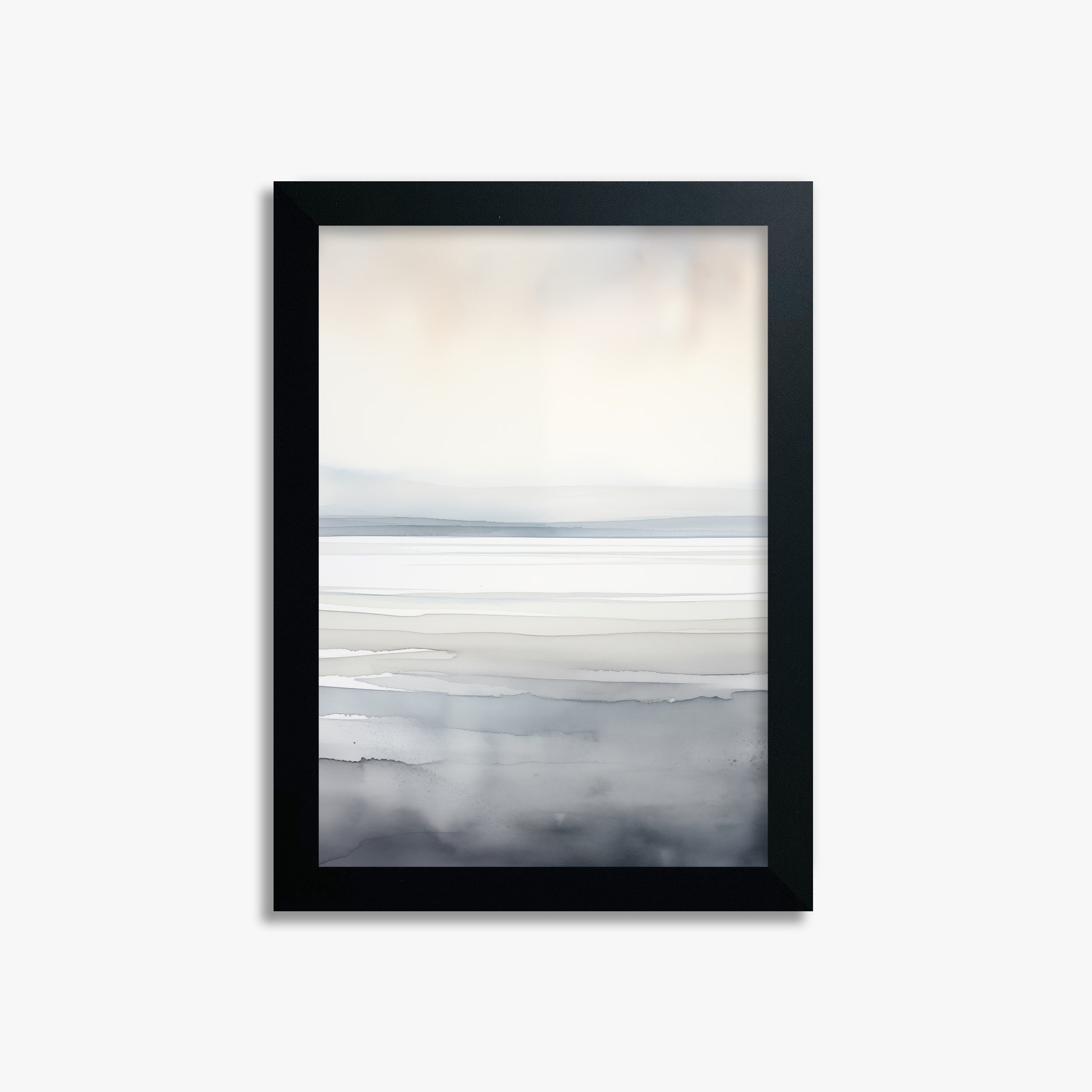 Whisper Beach, 21x30cm Framed Poster With Black Frame
