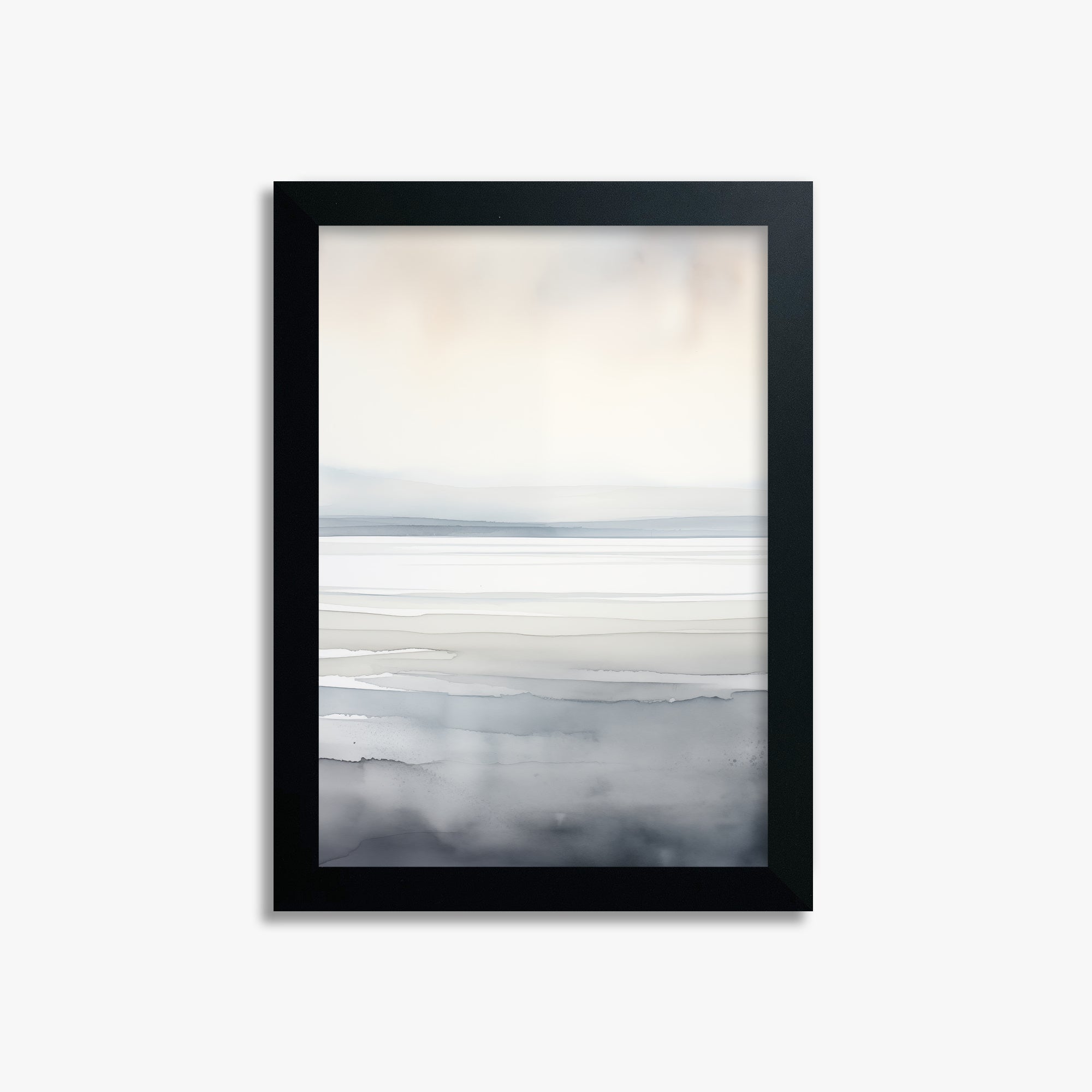 Whisper Beach, 21x30cm Framed Poster With Black Frame