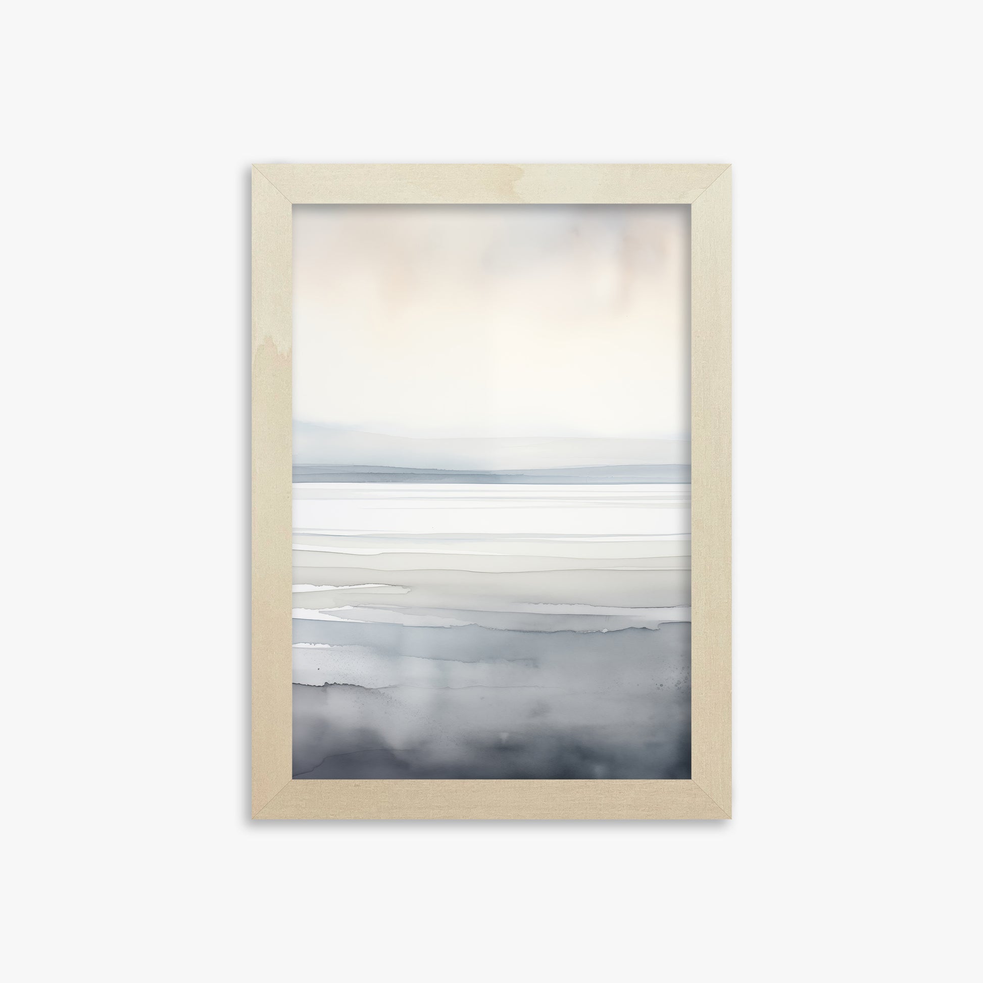 Whisper Beach, 21x30cm Framed Poster With Lime Wood Frame