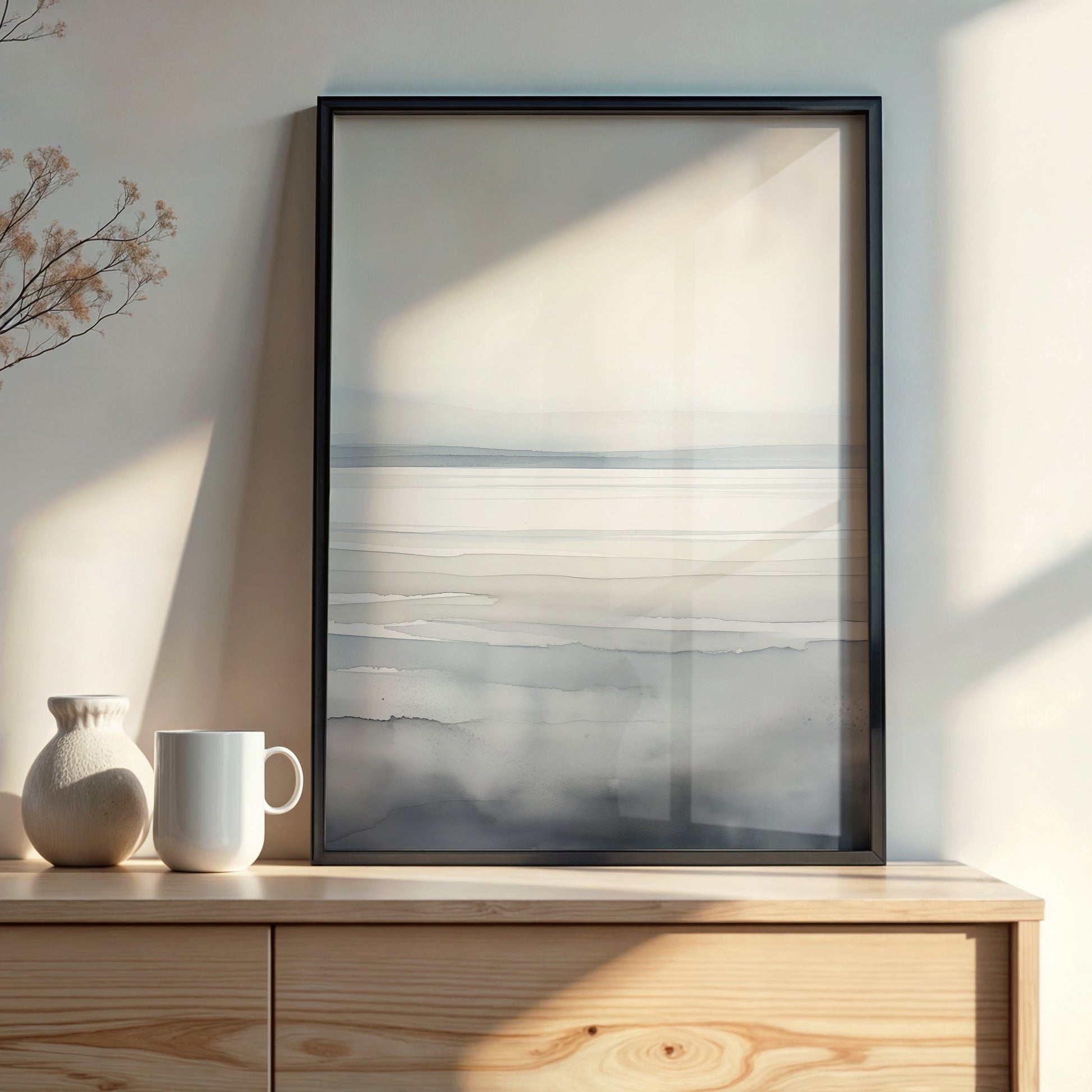 Design Concept No. 22 for Whisper Beach Modern Poster Art