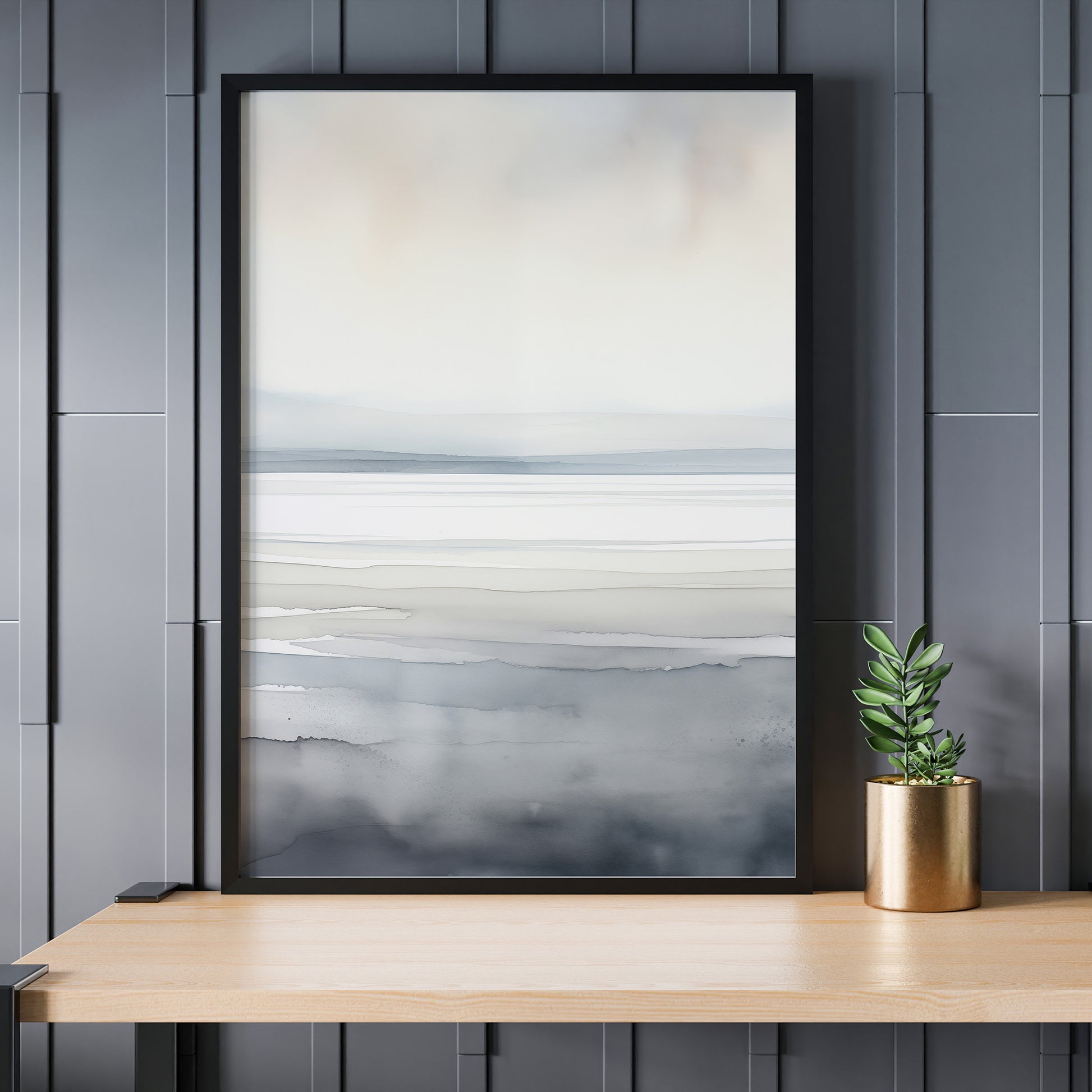 Design Concept No. 24 for Whisper Beach Modern Poster Art
